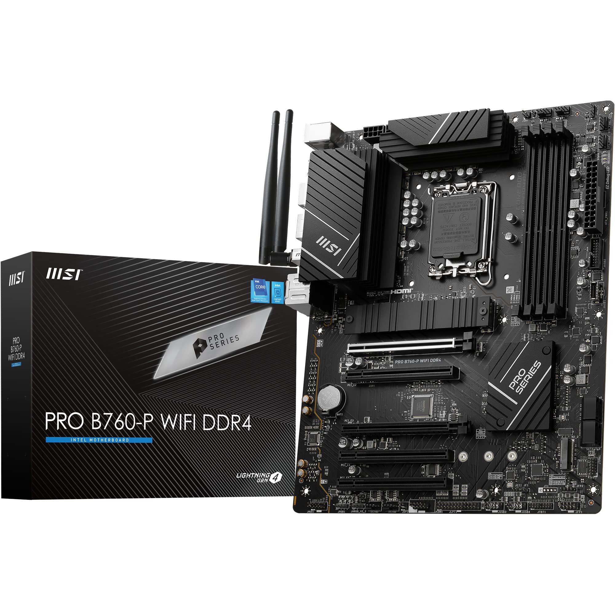 Amazon.com: MSI PRO B760-P WiFi DDR4 ATX Motherboard, 4X DDR4