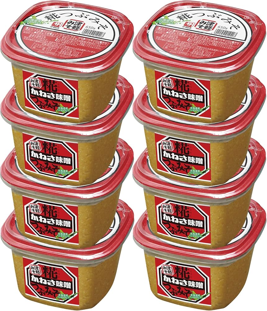 Amazon.co.jp: かねさ 糀つぶみそ 650g ×8個 : 食品・飲料・お酒
