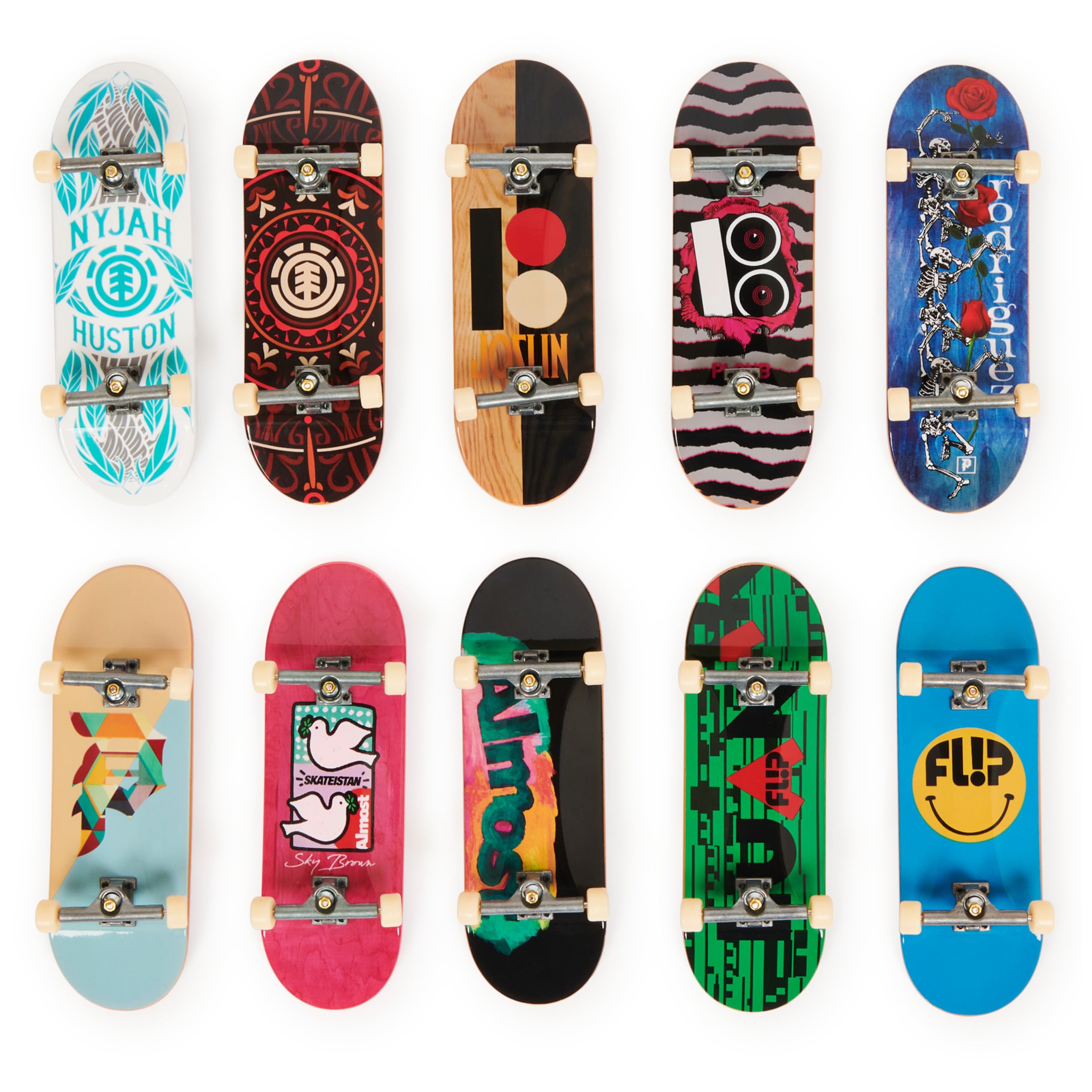 Amazon.com: TECH DECK DLX Pro 10-Pack Fingerboards, Collectible
