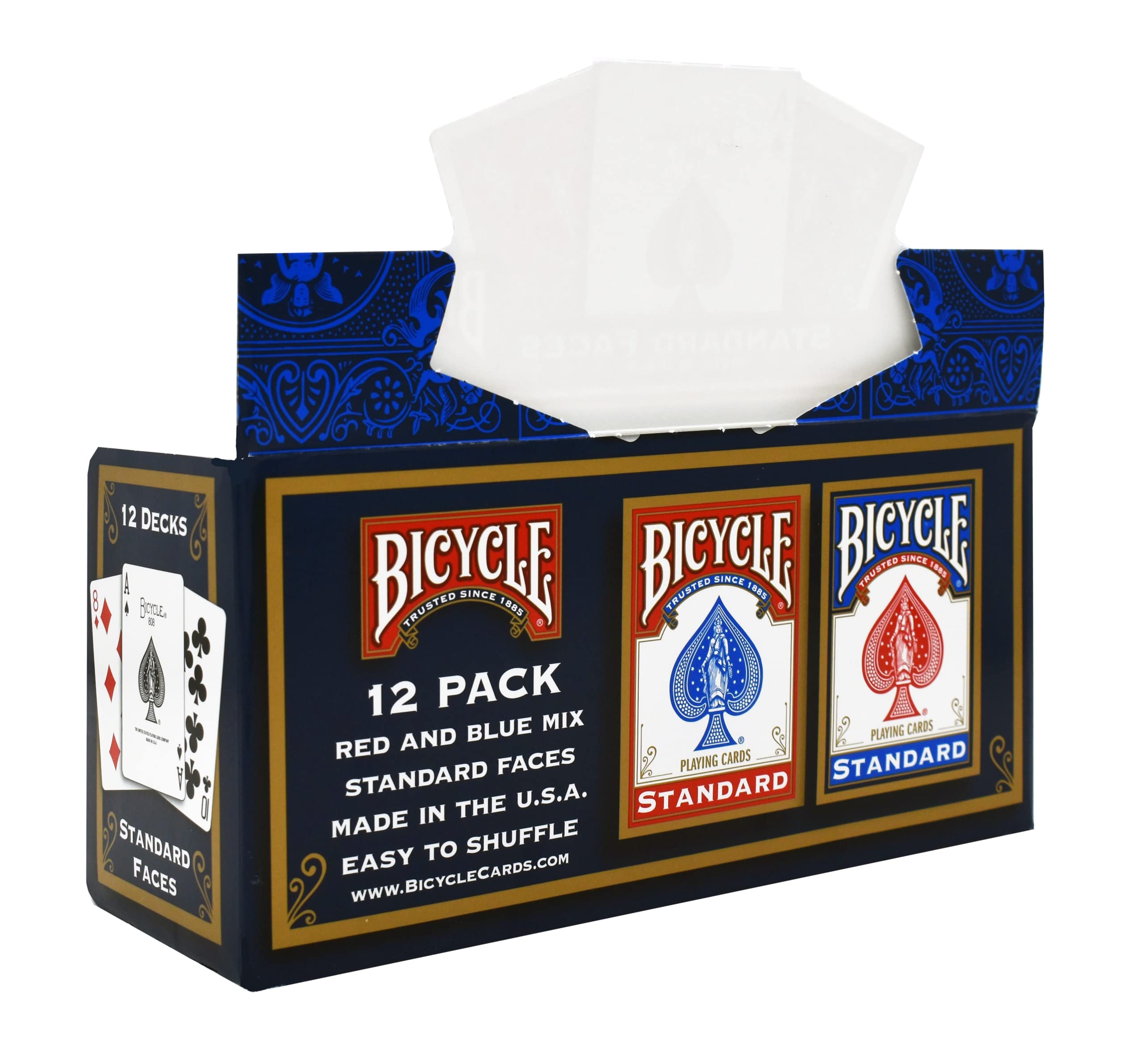 Amazon.com: Bicycle® Gold Standard Playing Cards - 12 x Deck of
