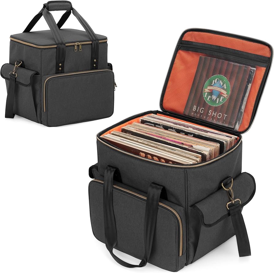 Amazon | Trunab レコードケース lp用 レコード 収納 最大60枚