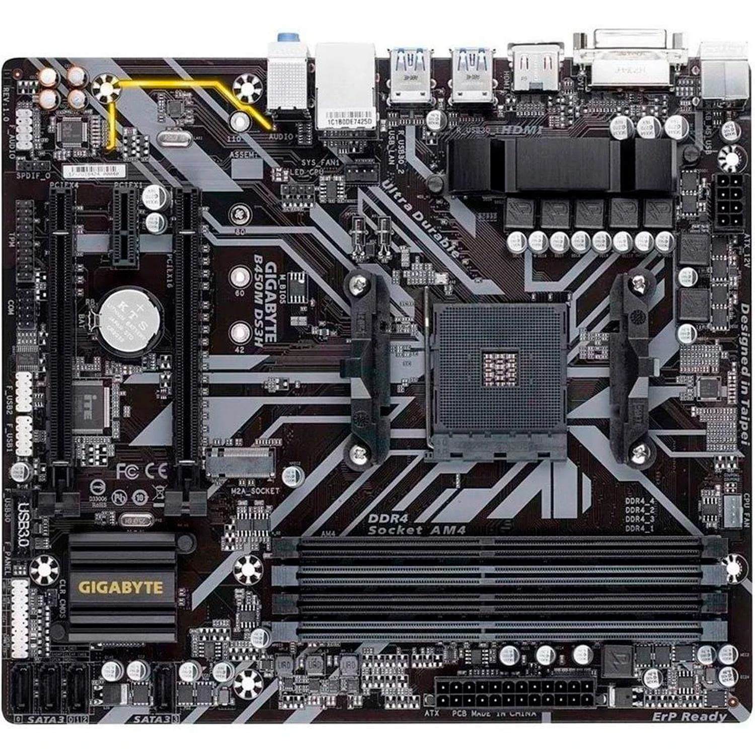 Amazon.co.jp: GIGABYTE B450M DS3H Micro-ATX マザーボード [AMD B450