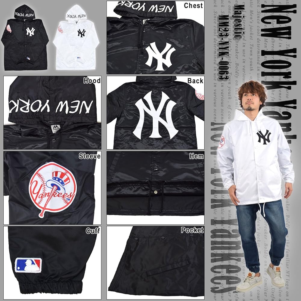 Amazon.co.jp: [マジェスティック] ニューヨーク ヤンキース ナイロン