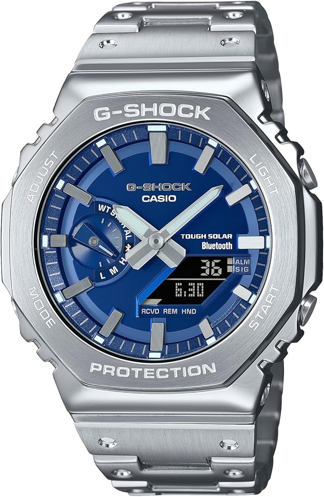 Amazon.com: Casio GM-B2100 Full Metal Solar Wristwatch, Bluetooth