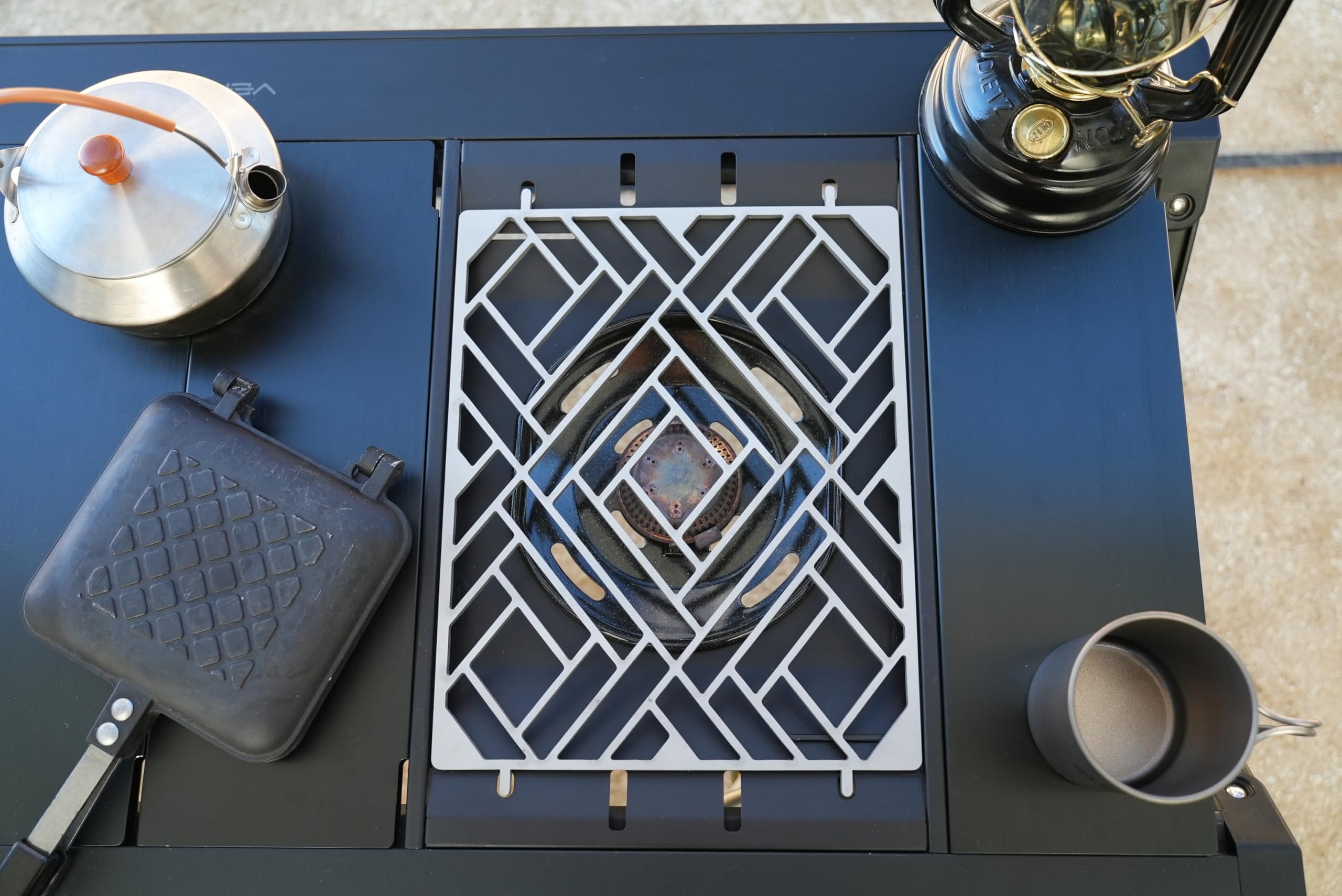 WANTKEY CAMP】 FB-5 BK 五徳 ブラック イベント限定 サ*ボ様 WANTKEY