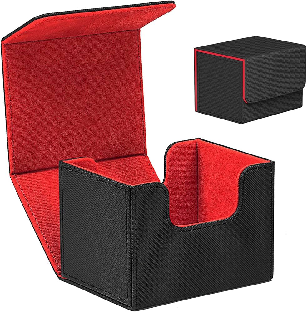 Amazon.co.jp: デッキケース トレカケース 横入れ 約100+枚収納 PU