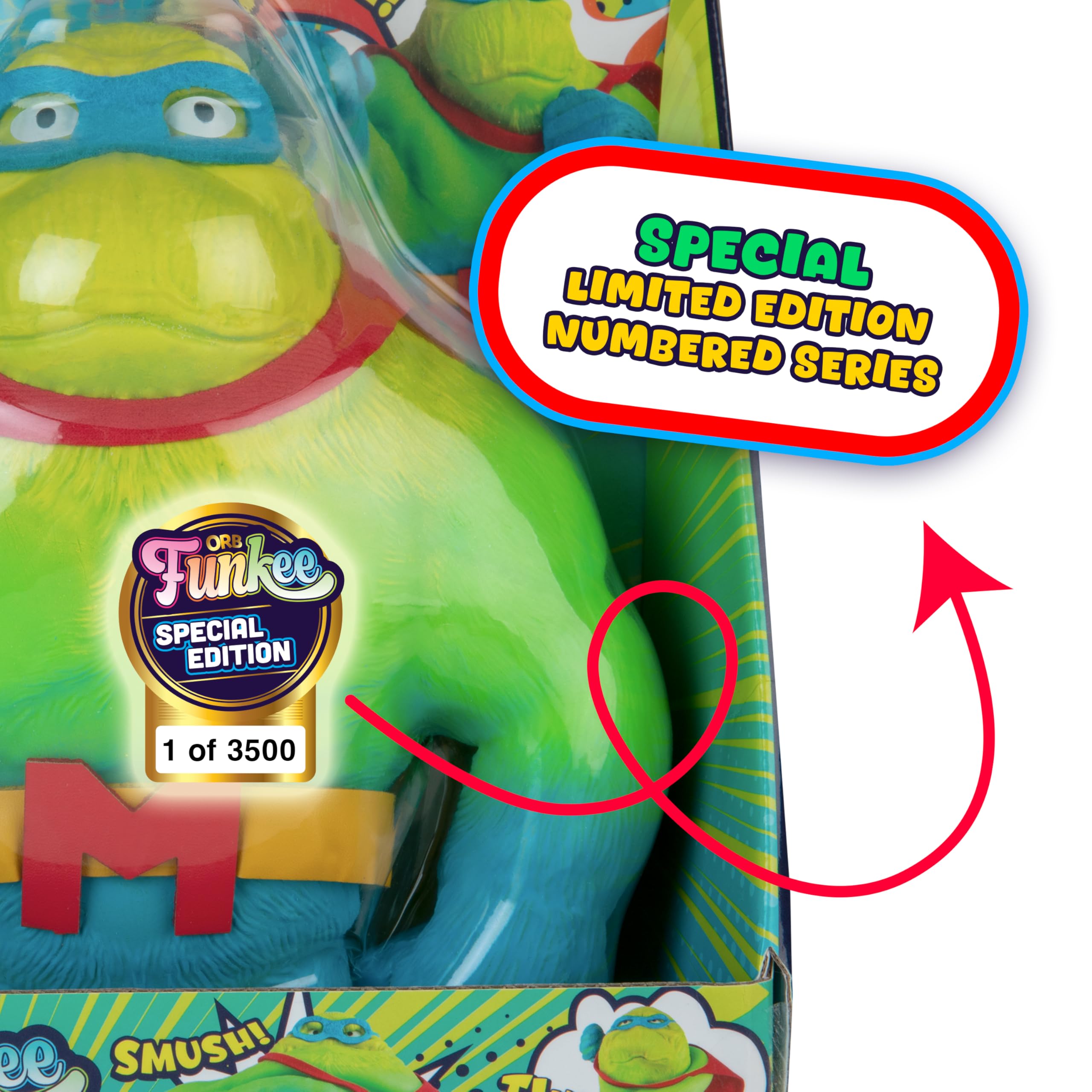 Amazon.com: ORB Squishy Monkey Funkee Monkee Jumbo Super Hero Toy