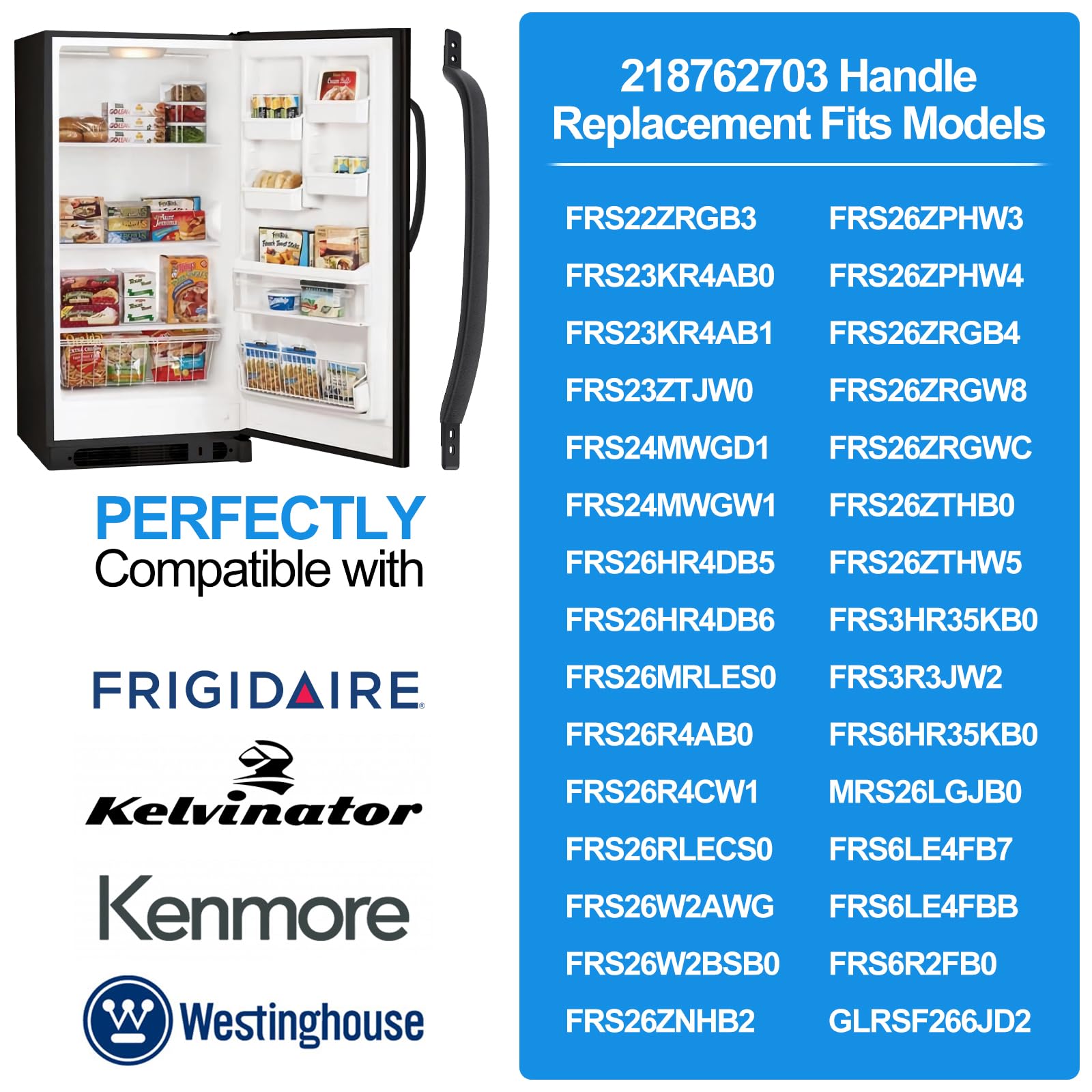 Amazon.com: 2PACK-Upgraded 218762703 Refrigerator Door Handle