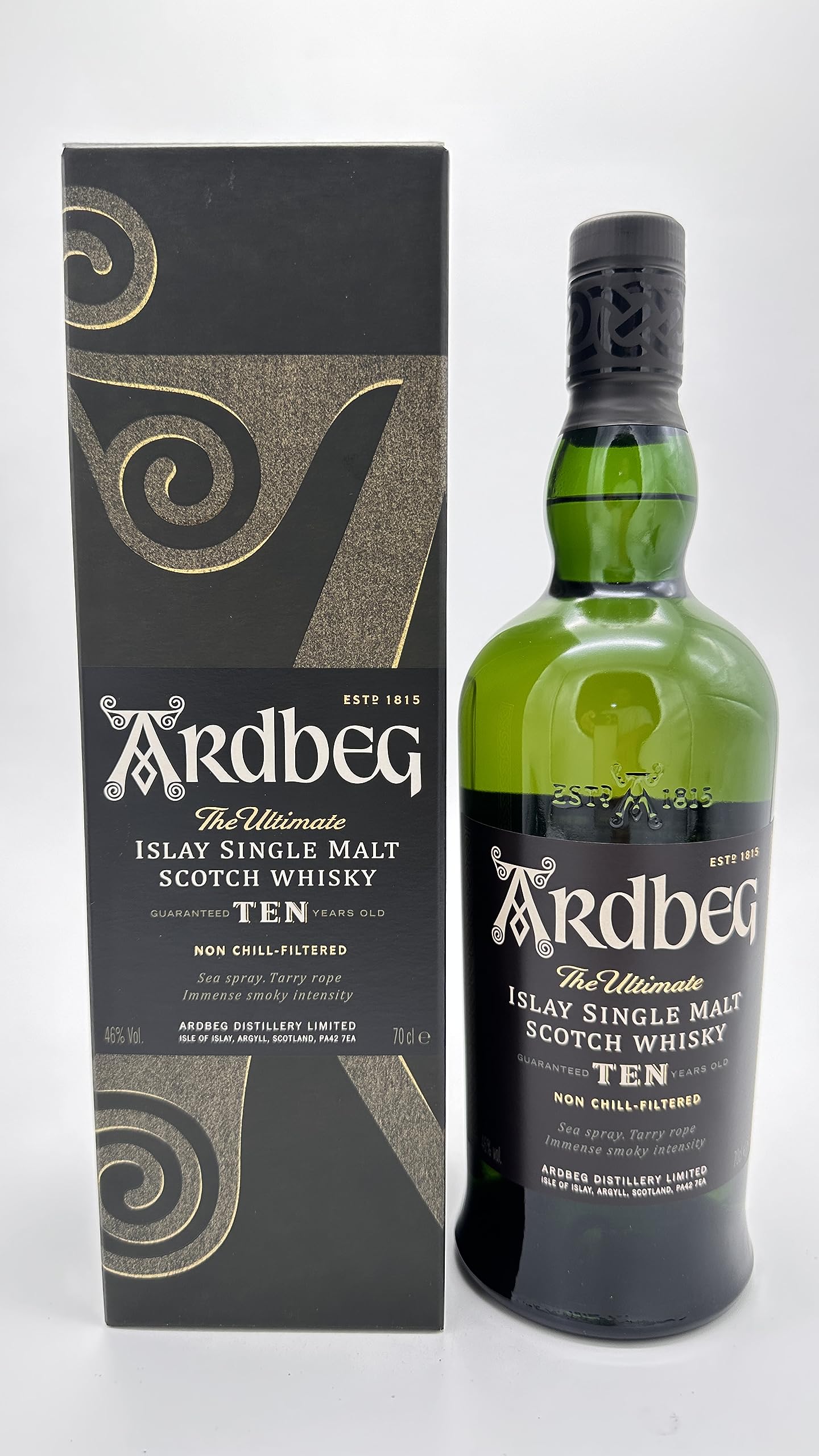 Amazon.co.jp: アードベック 10年 Ardbeg Ten ウイスキー46％ 700ml 箱