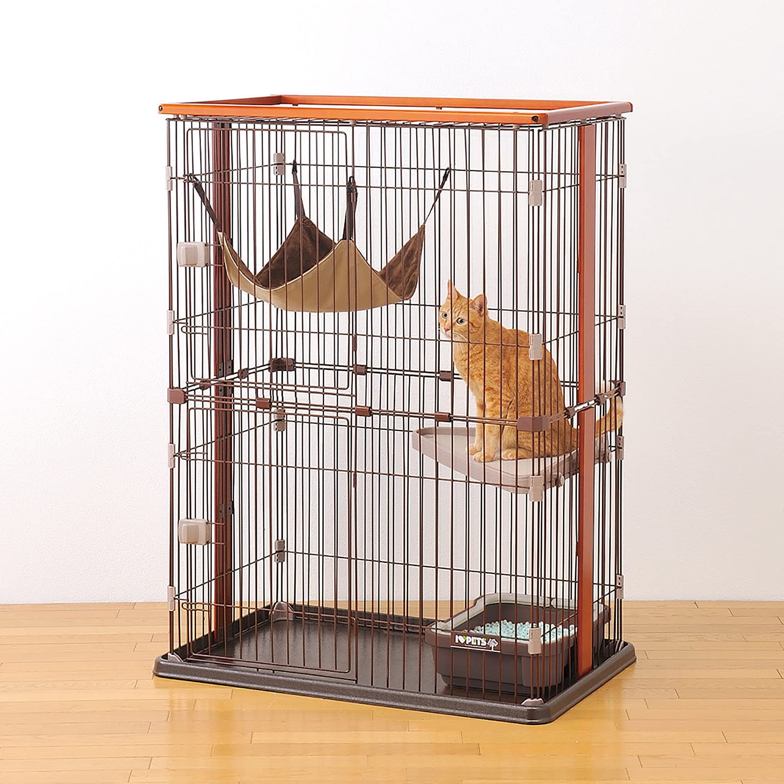 Amazon | ボンビアルコン (Bonbi) ウッドワンサークル キャット 2段