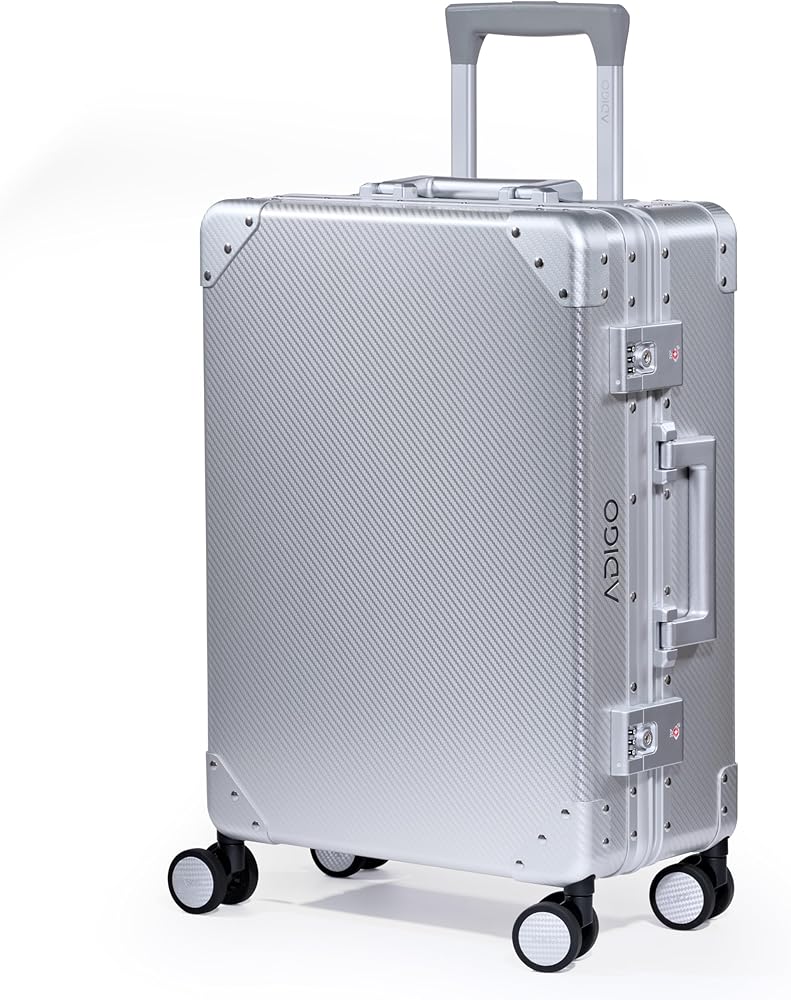 Amazon | [ADIGO] スーツケース アルミ 日本製 機内持ち込み カーボン