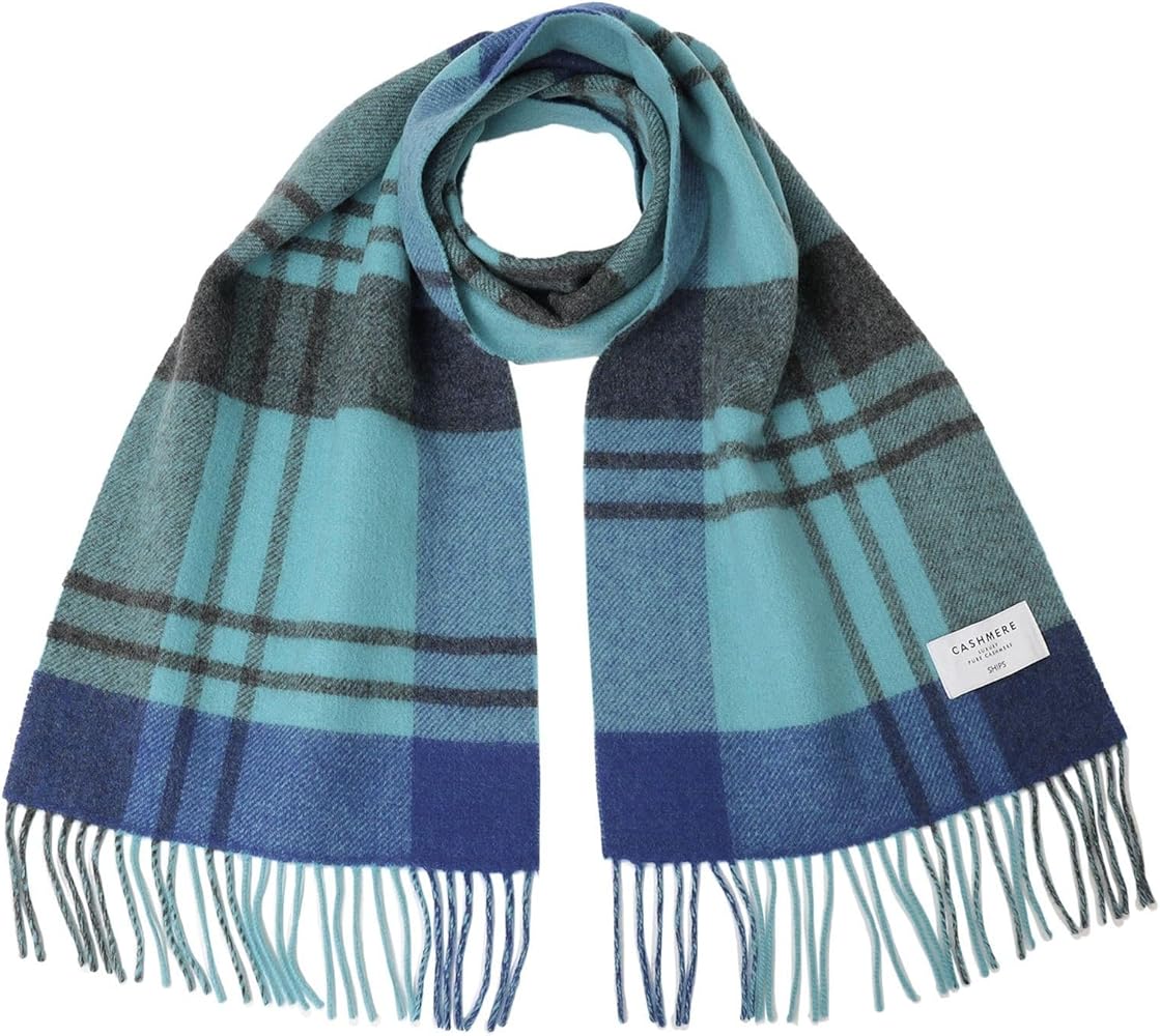 Amazon | [シップス フォー ウィメン] マフラー チェック リバーシブル