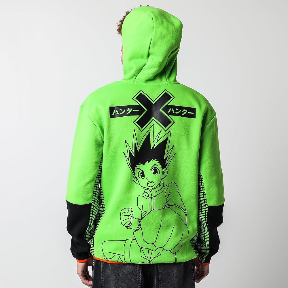 Bioworld Hunter X Hunter Gon Freecss Long Sleeve Black & Green