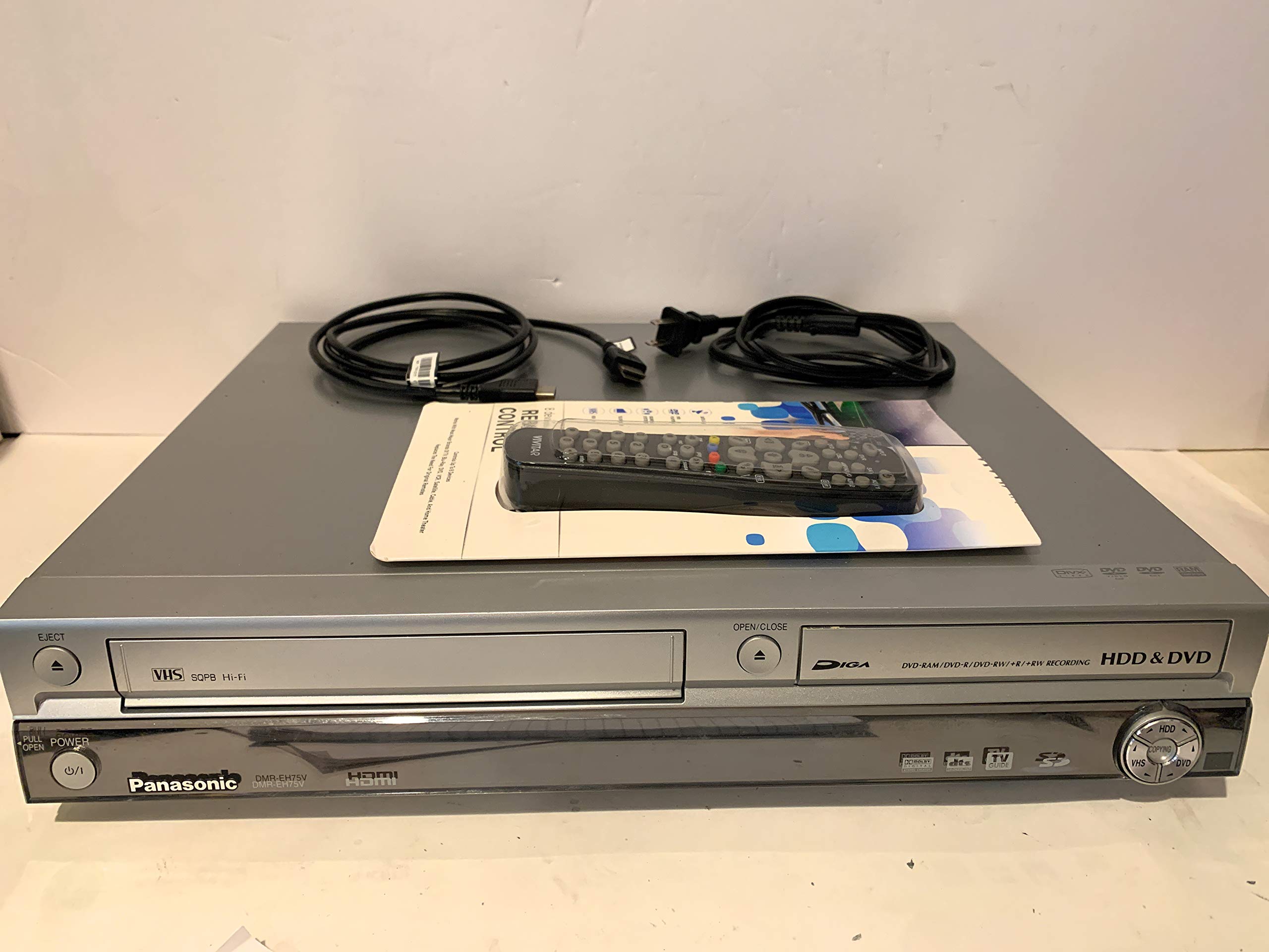Amazon.com: Panasonic DMR-EH75VS DVD Recorder / VCR Combo with