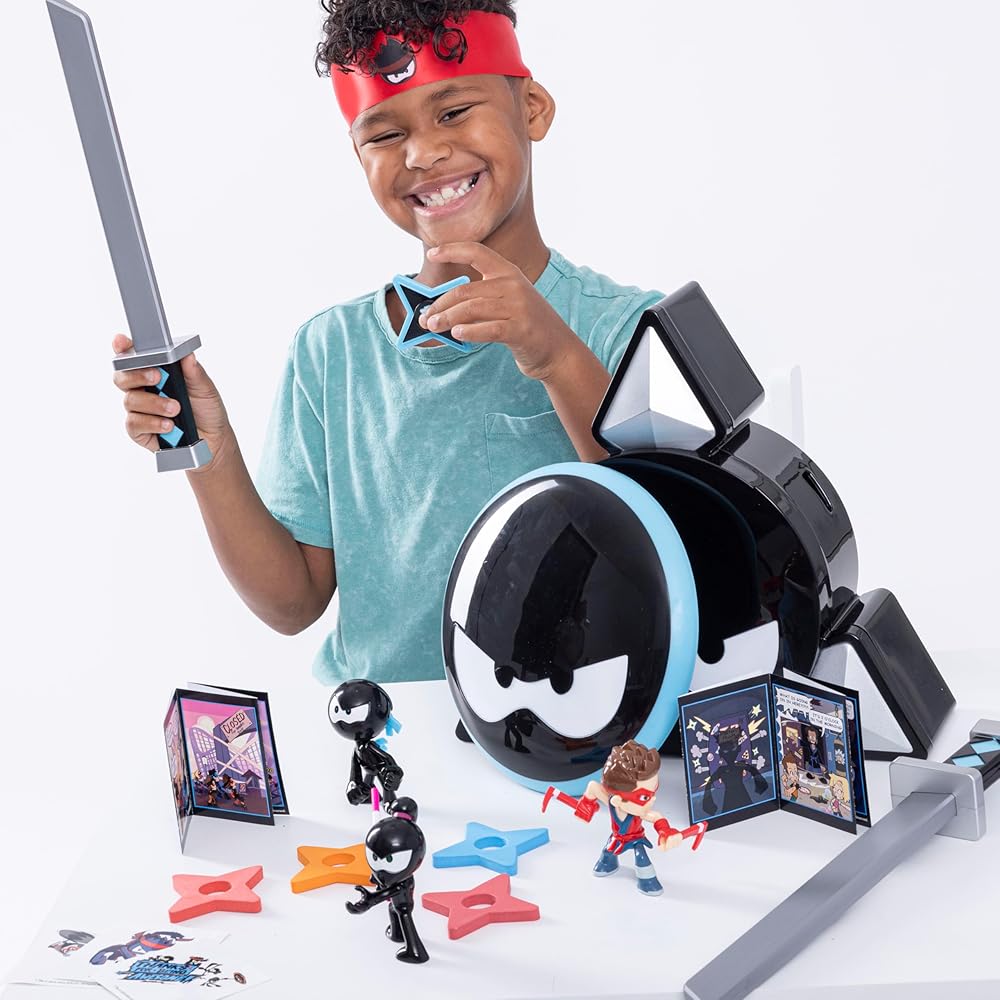 Ninja Kidz 4531 Mystery Warrior Pack with 18 Exciting Toys to