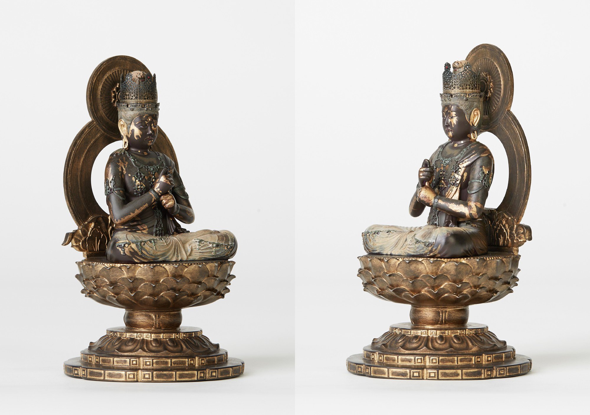 Amazon.co.jp: イスム TanaCOCORO[掌] 大日如来 仏像 フィギュア ポリ