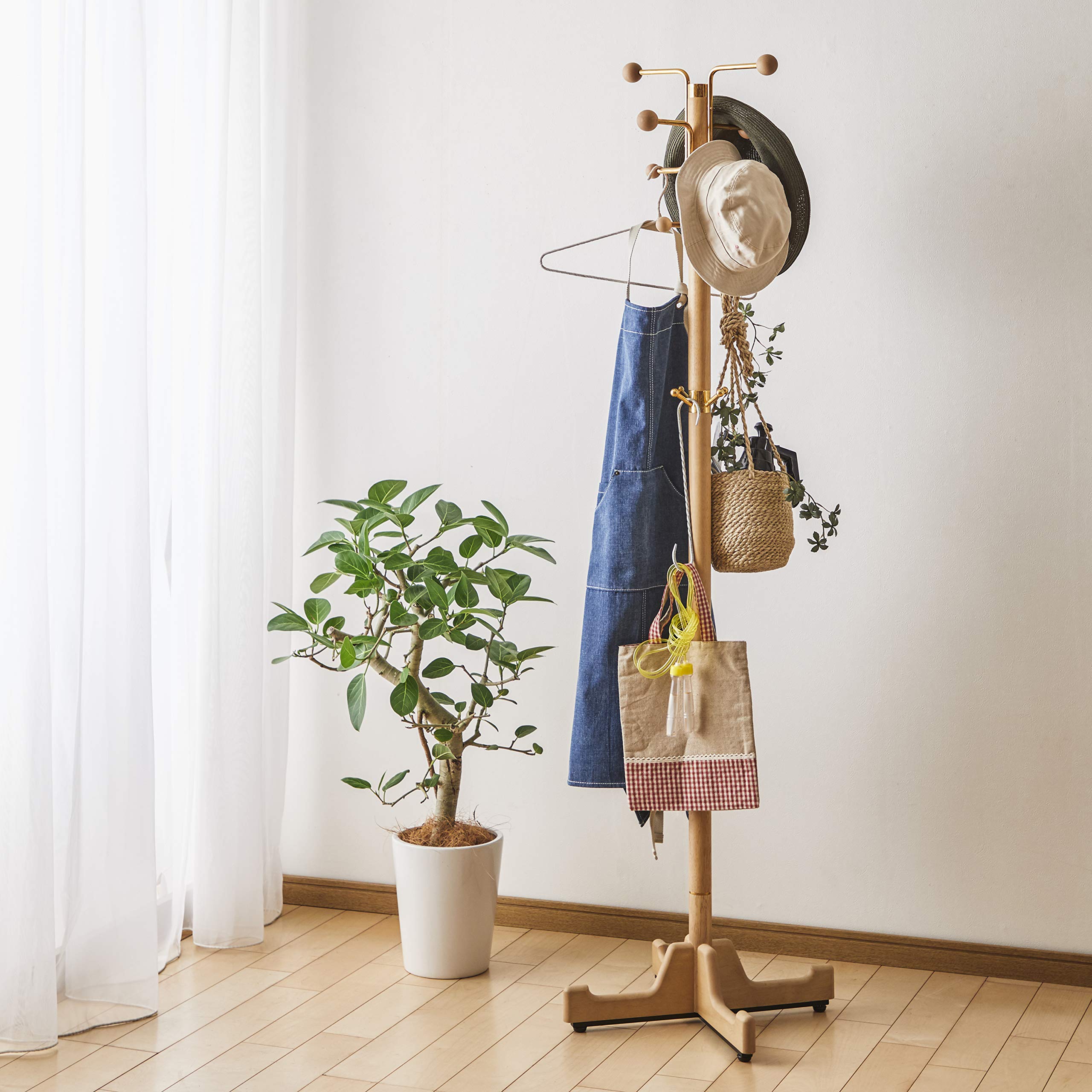 Amazon.co.jp: 【カリモク正規品】ポールスタンド ハンガーラック高さ