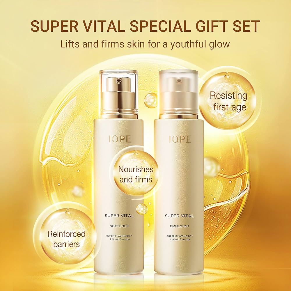 Amazon.com: IOPE Super Vital Skin Care Set - Luxury Korean