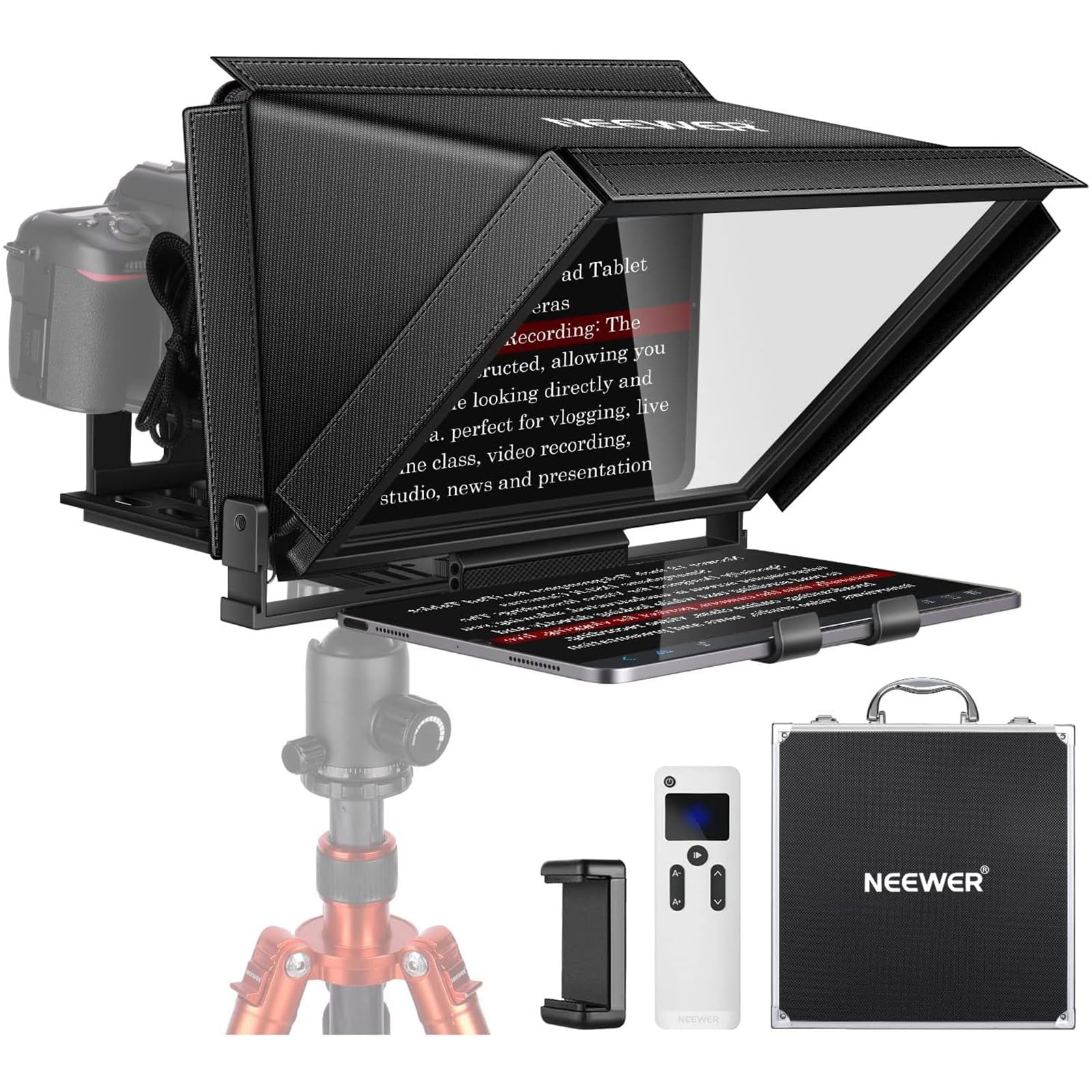 Amazon.com : NEEWER X12 14 inch Aluminum Alloy Teleprompter for