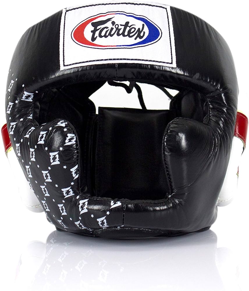 Amazon | (X-Large, Black Fairtex) - Fairtex Headgear Head Guard