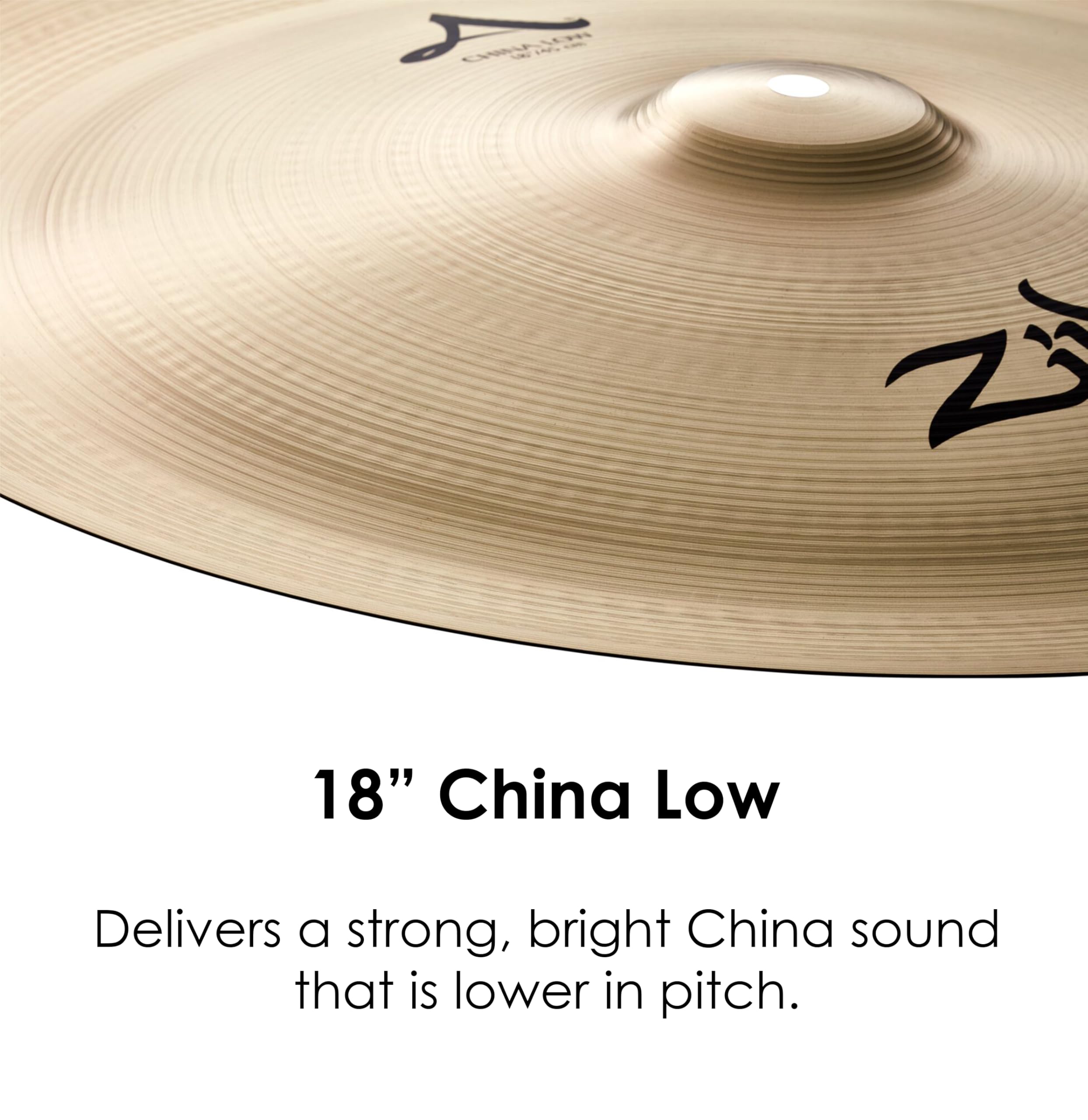 Amazon.co.jp: ジルジャン チャイナシンバル ロー A 18インチ A0344