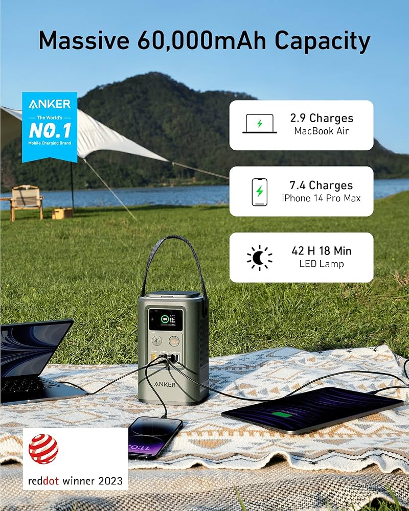 Amazon.com: Anker Power Bank Power Station 60,000mAh,Portable