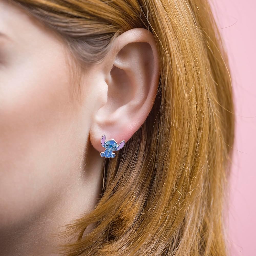 Amazon.co.jp: ディズニースティッチ カートゥーン エナメル スタッド