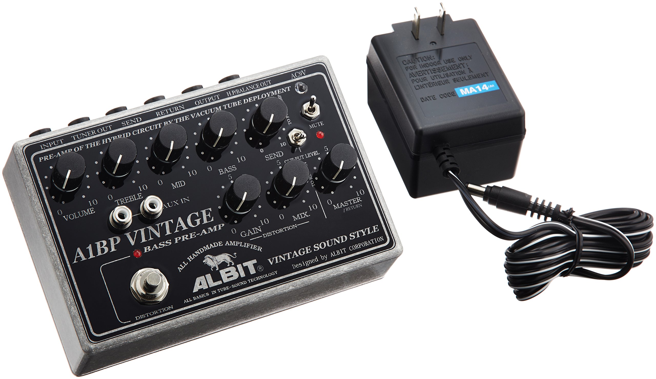 Amazon | ALBIT BASS PRE-AMP (TUBE MODEL) ベースプリアンプ A1BP