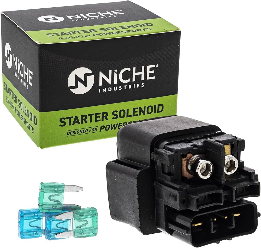 Amazon.co.jp: NICHE スターターソレノイドリレースイッチ カワサキ