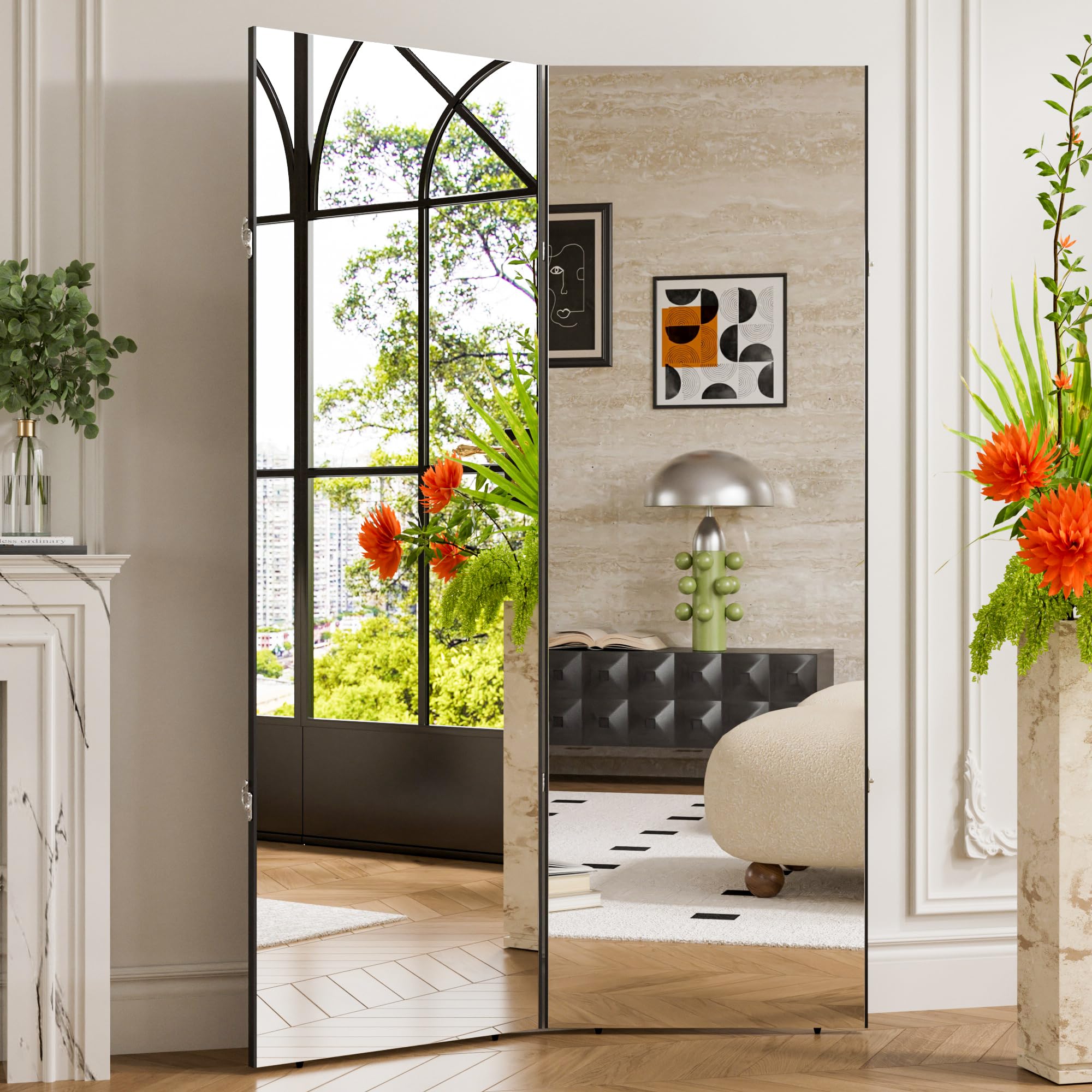 Amazon.com: brisafe NanoMirror Space-Saving 360° Folding Full