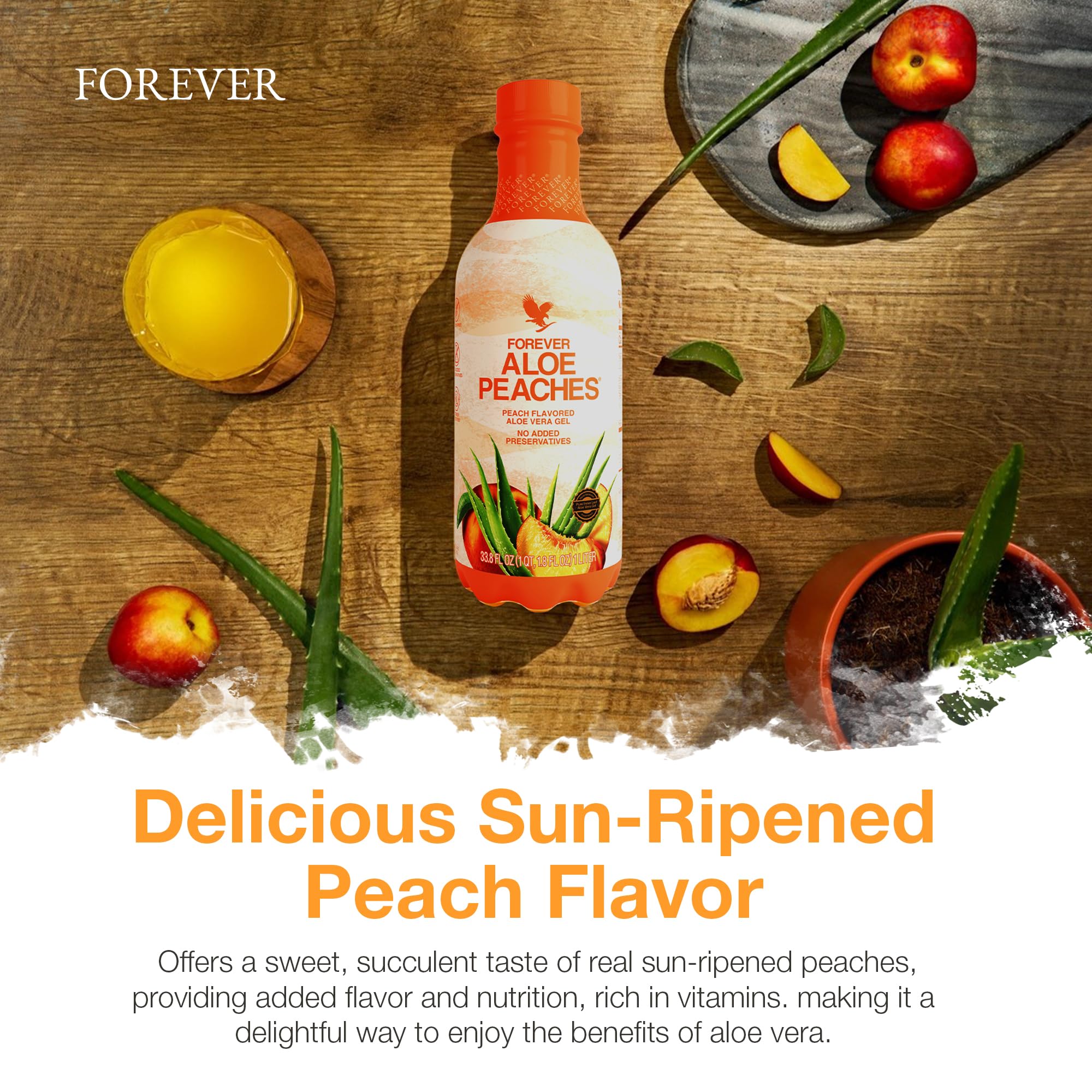 Amazon.com : Forever Living - Aloe Peaches - Pure Aloe with Real