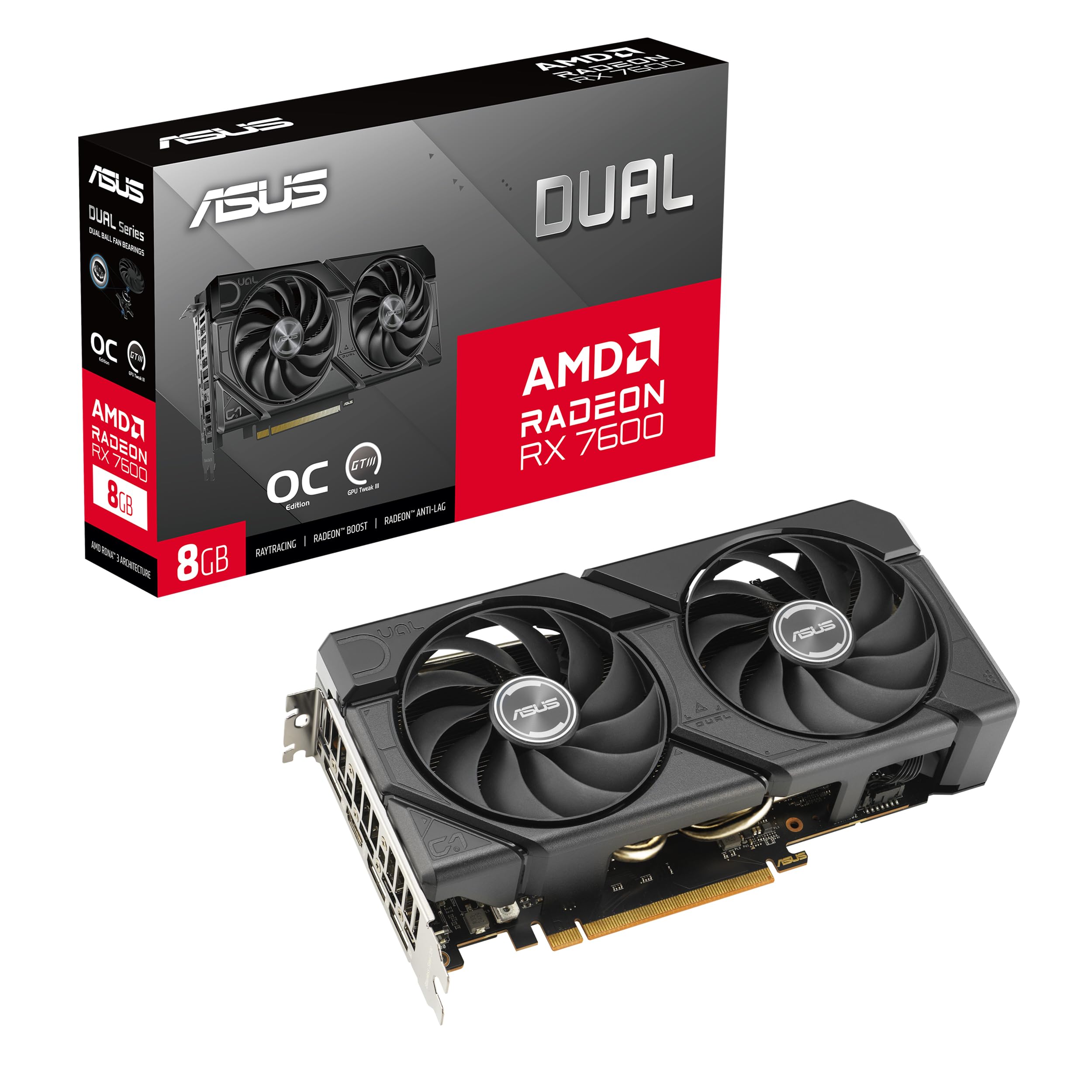 Amazon.com: ASUS Dual Radeon RX 7600 EVO OC Edition 8GB GDDR6