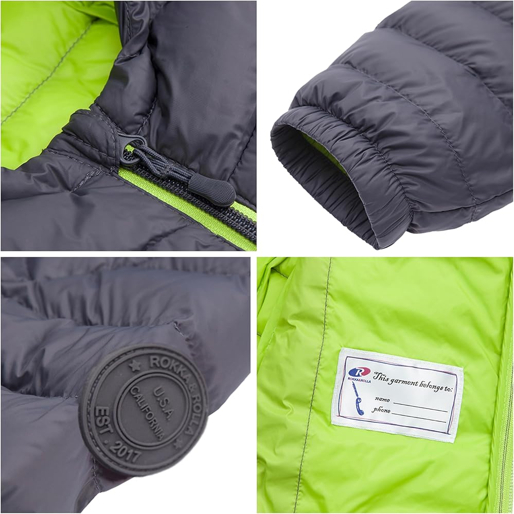 Amazon.com: Rokka&Rolla Boys' Ultra Lightweight Packable Down