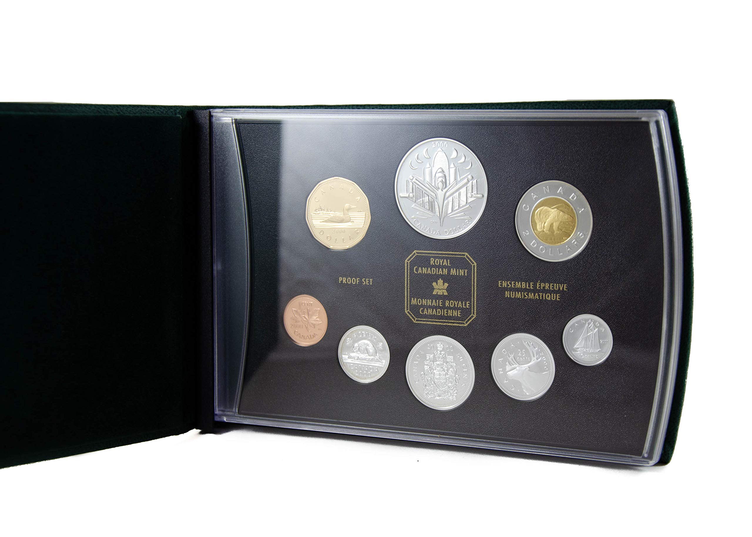 2000 8-Coin Proof Sterling Silver Set of Canadian Coins - Voyage