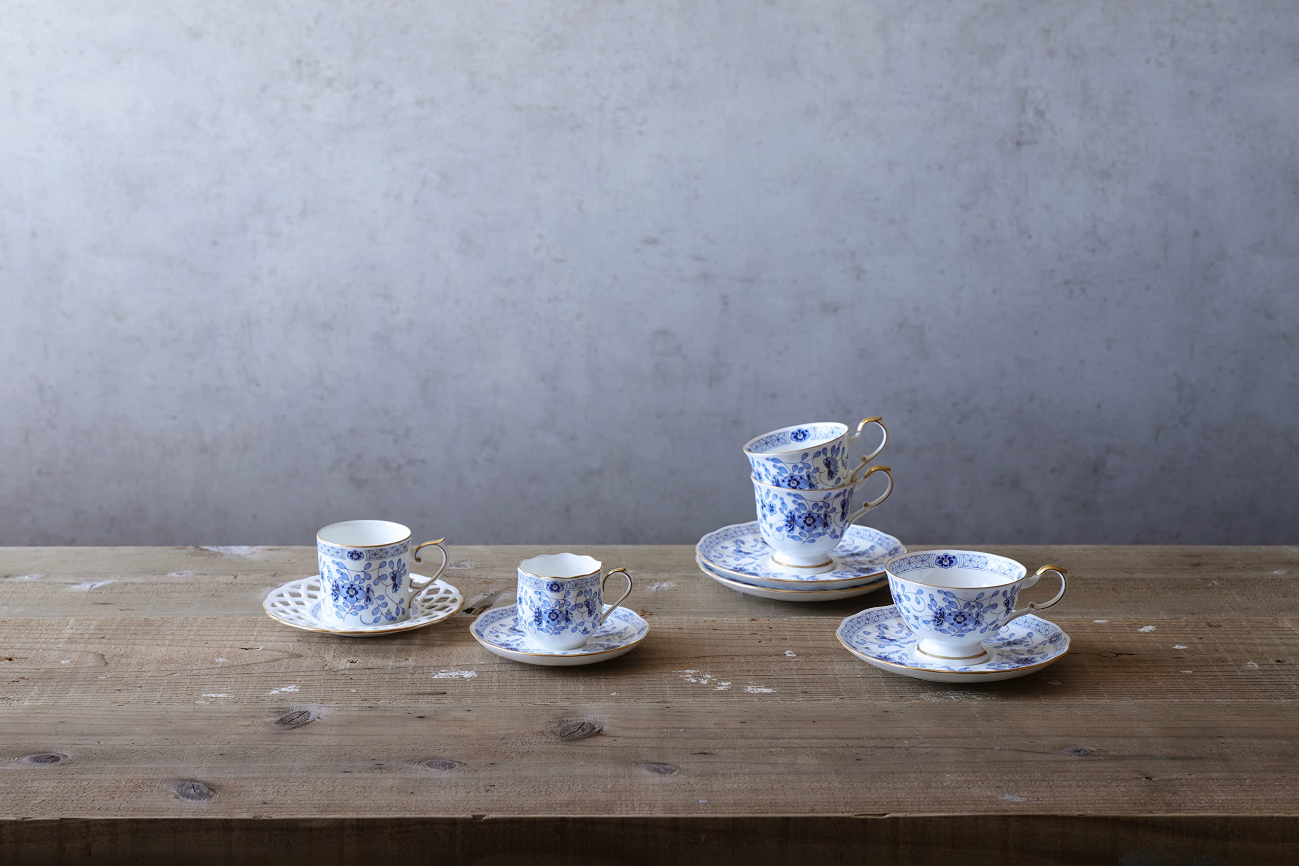 Amazon｜NARUMI(ナルミ) カップ ソーサー セット ミラノ 200cc ブルー