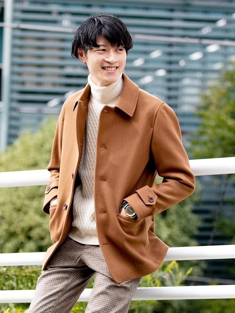 Amazon | [シップス] スーパー140S 100%ウール メルトン シングル