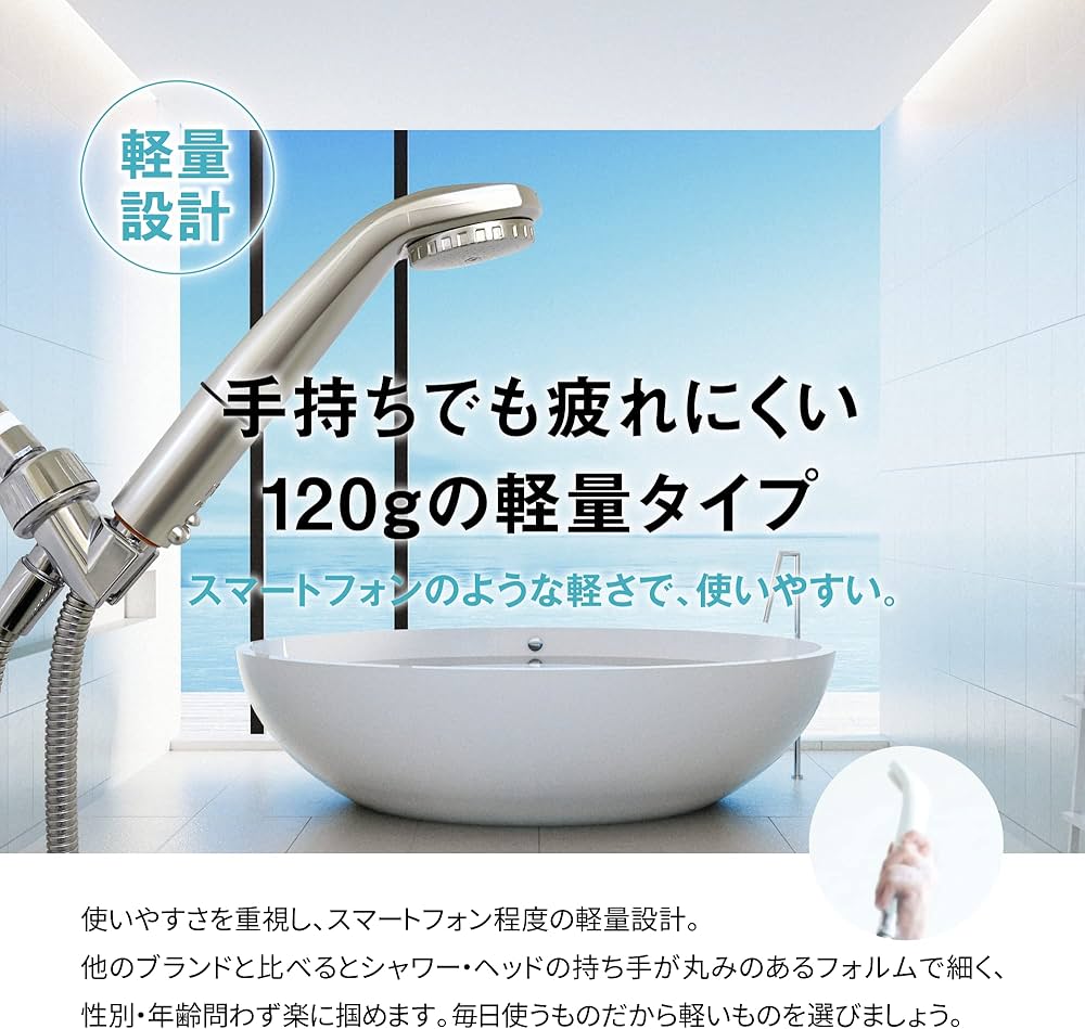Amazon.co.jp: ピュアブルII シャワーヘッド マイクロナノバブル 日本