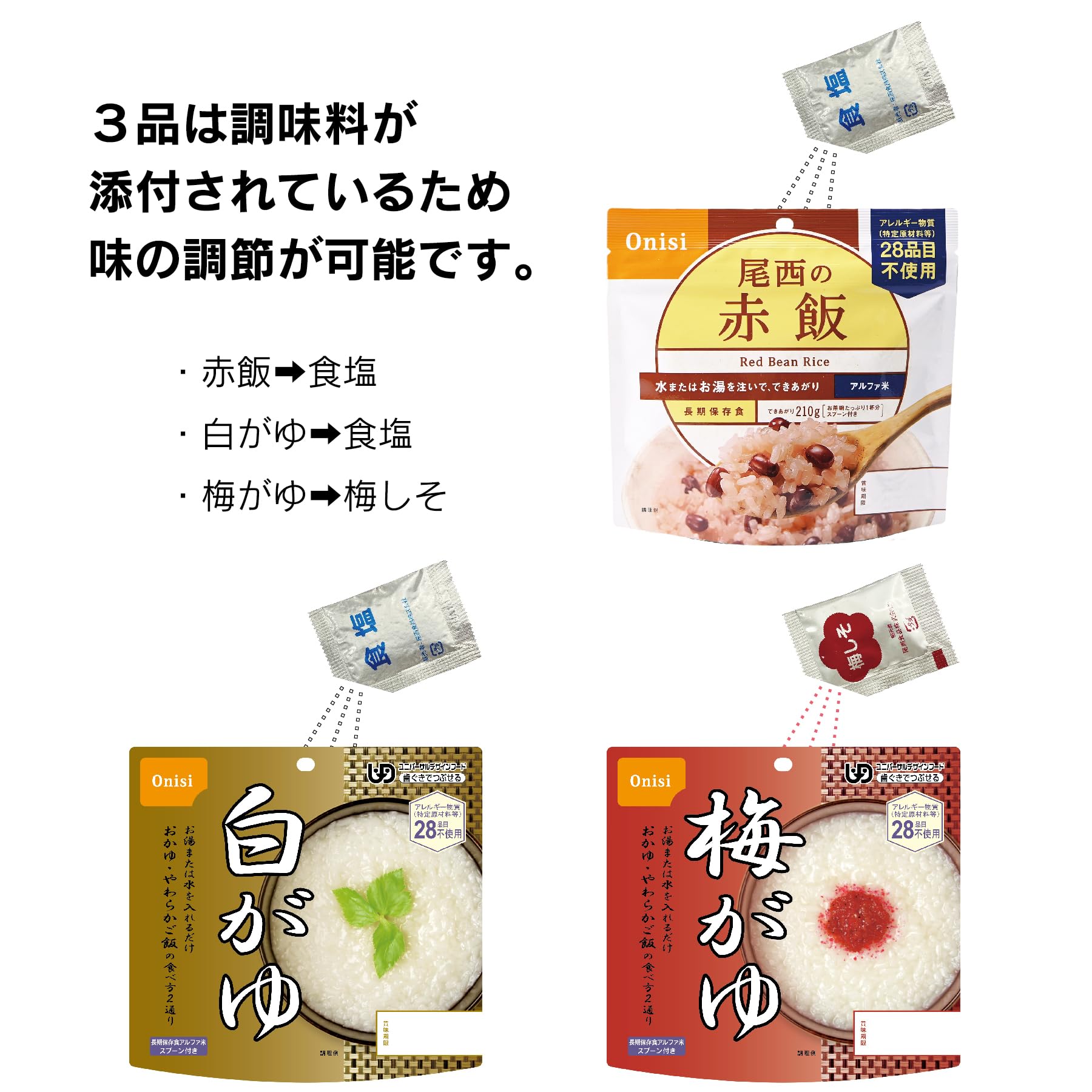Amazon.co.jp: 尾西食品 アルファ米12種類セット (非常食・保存食