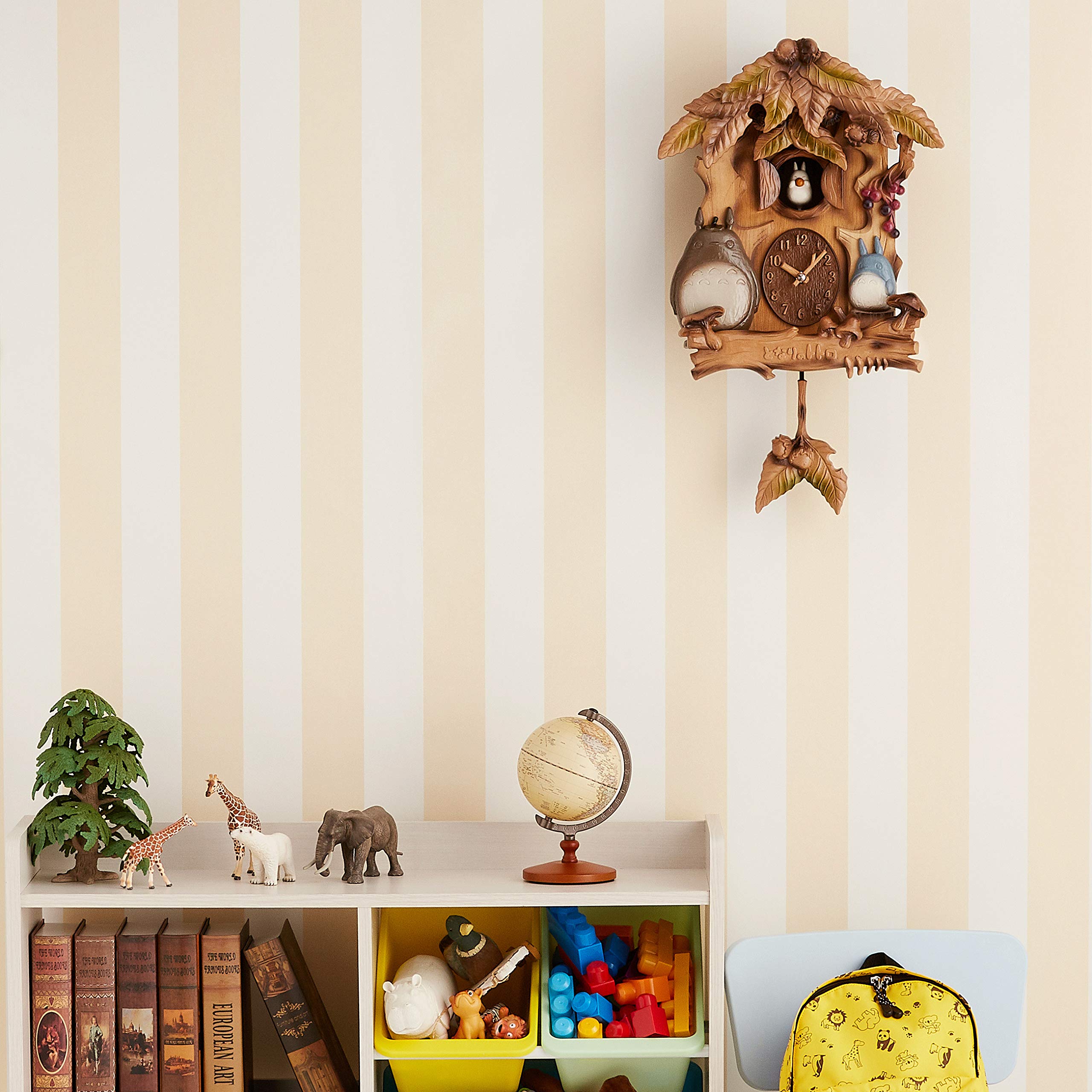 Amazon.co.jp: リズム(RHYTHM) となりのトトロ 掛け時計 からくり時計