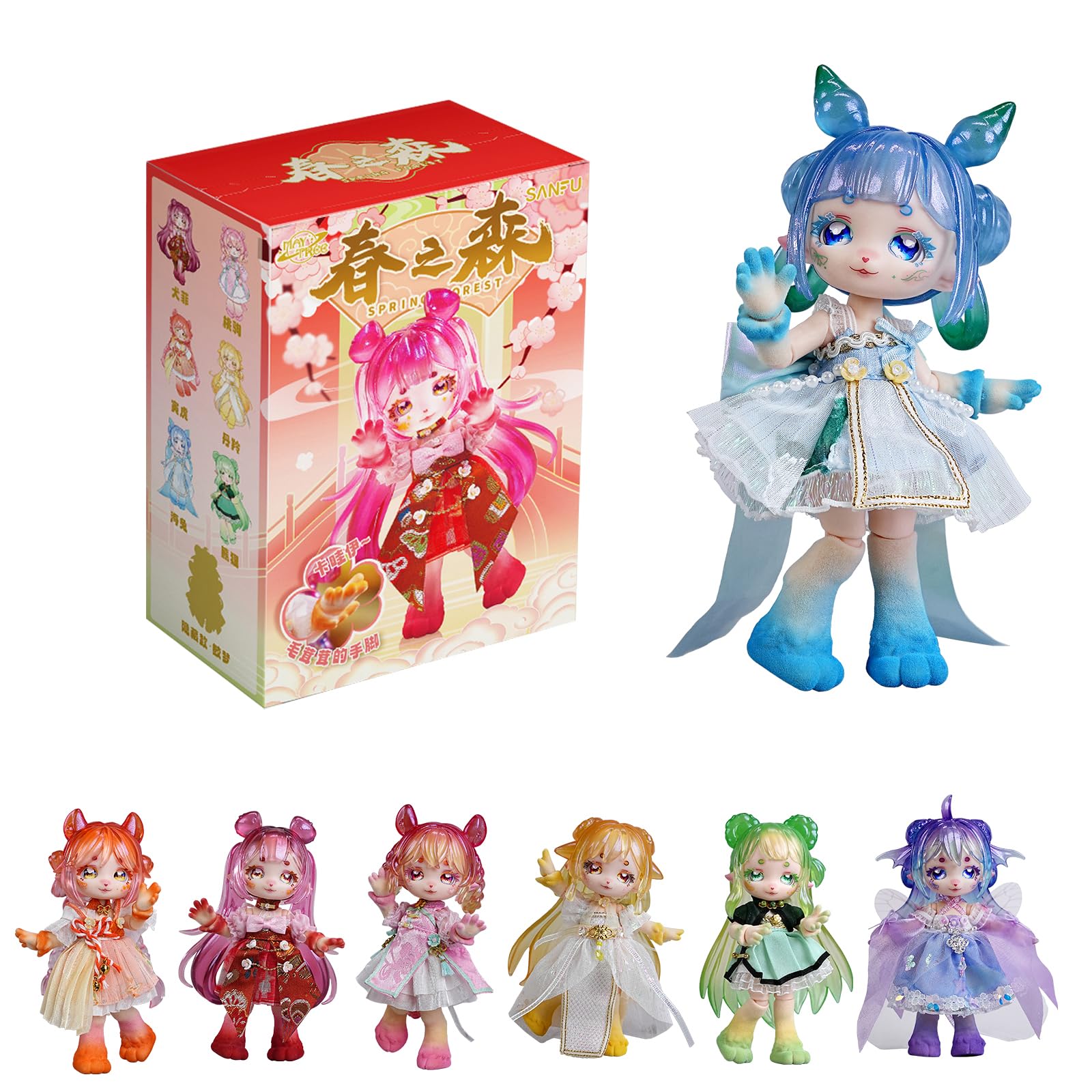 DOLFl人形 アンリ人形 珍しい姿の女の子の天使の人形！フォルムが素敵