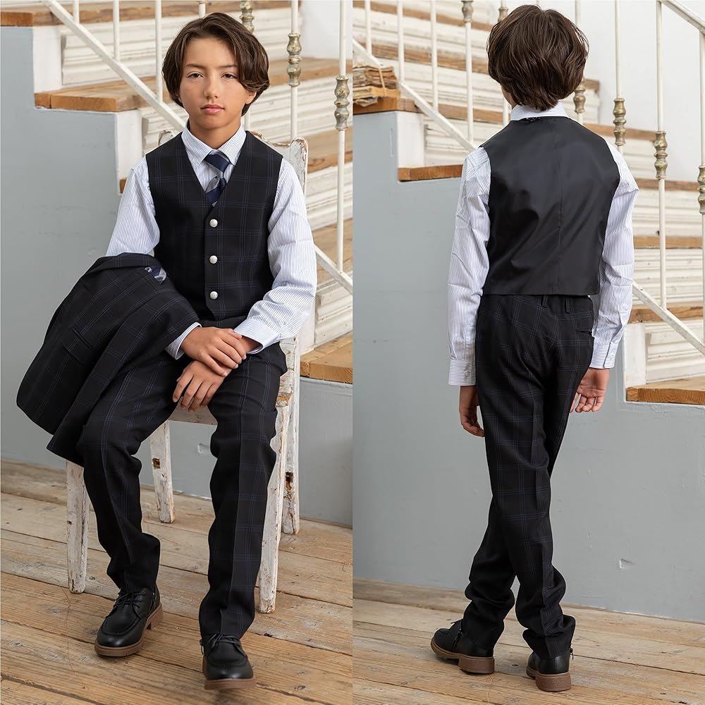 Amazon | [ワンダーファクトリー] 卒業式 スーツ 男の子 6点セット