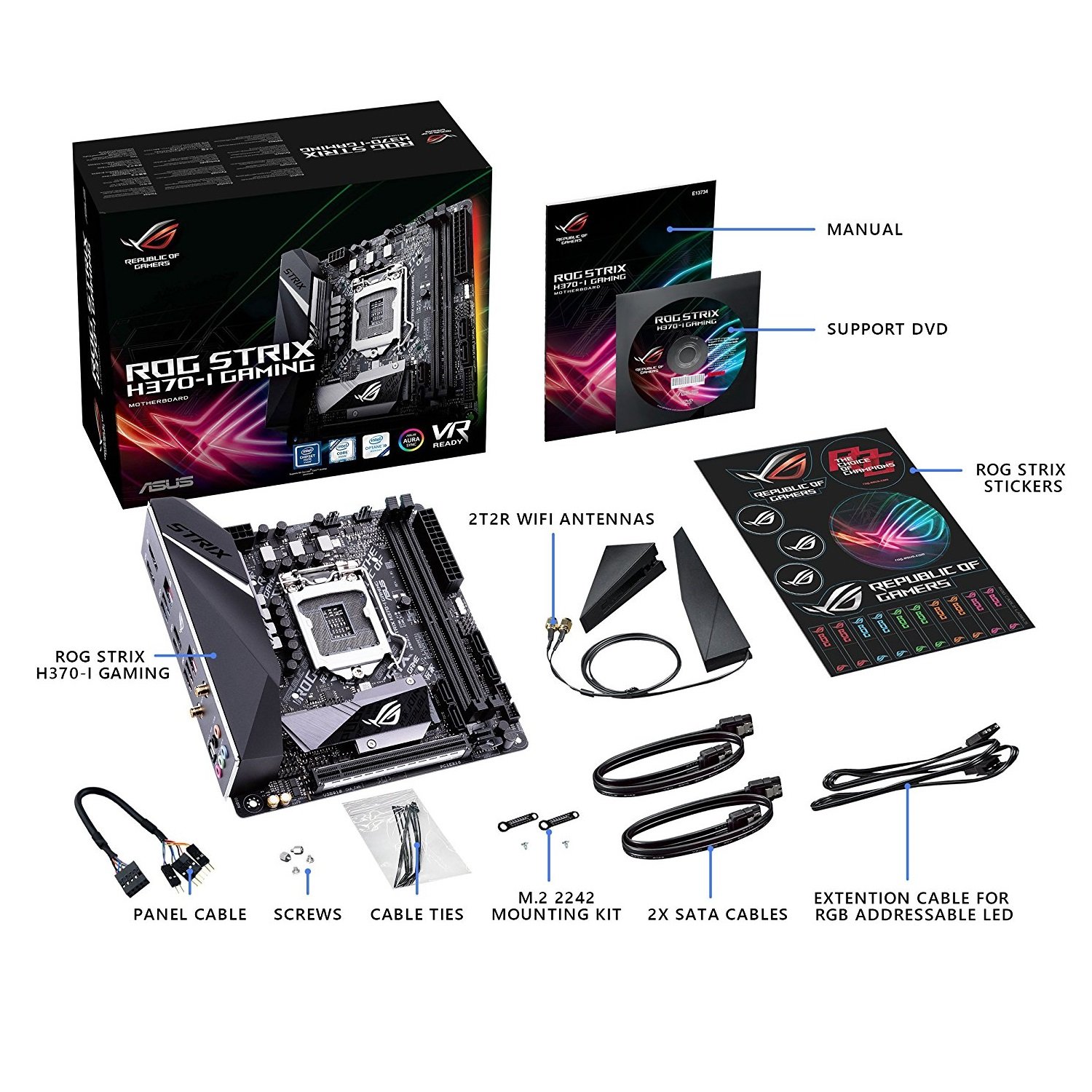 Amazon | ASUSTek Intel H370 搭載 マザーボード LGA1151対応 ROG