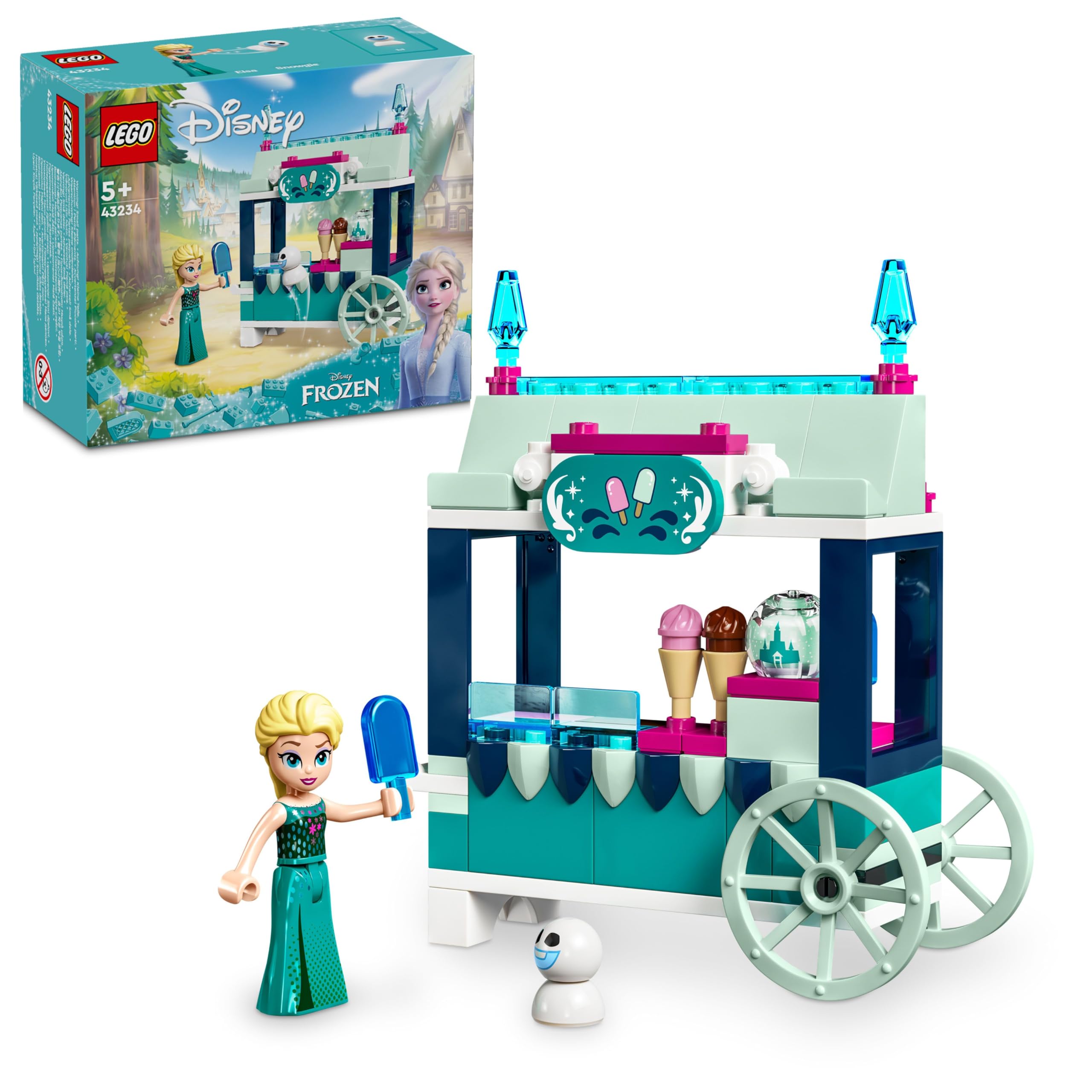 Amazon.com: LEGO 43234 Disney Princess Elsas Eisstand, Eismaschine