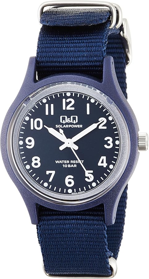 Amazon.co.jp: [シチズン Q&Q] アナログ ソーラー腕時計 10気圧防水