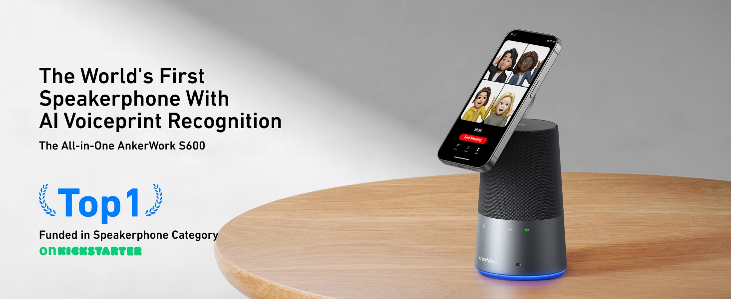 Amazon.com: AnkerWork S600 by Anker All-in-One Speakerphone