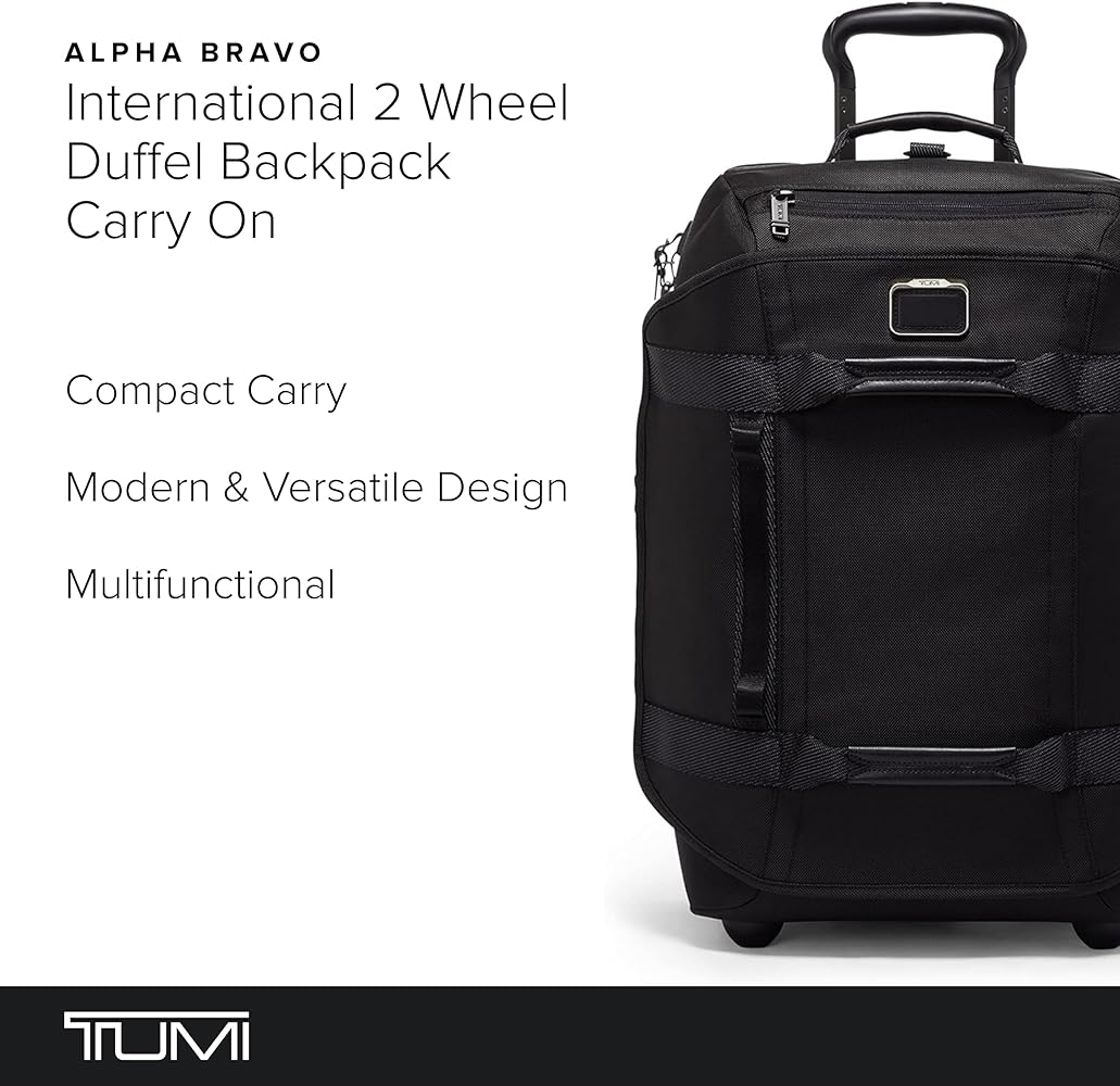 Amazon | TUMI Alpha Bravo ホイール付きダッフル機内持ち込み可