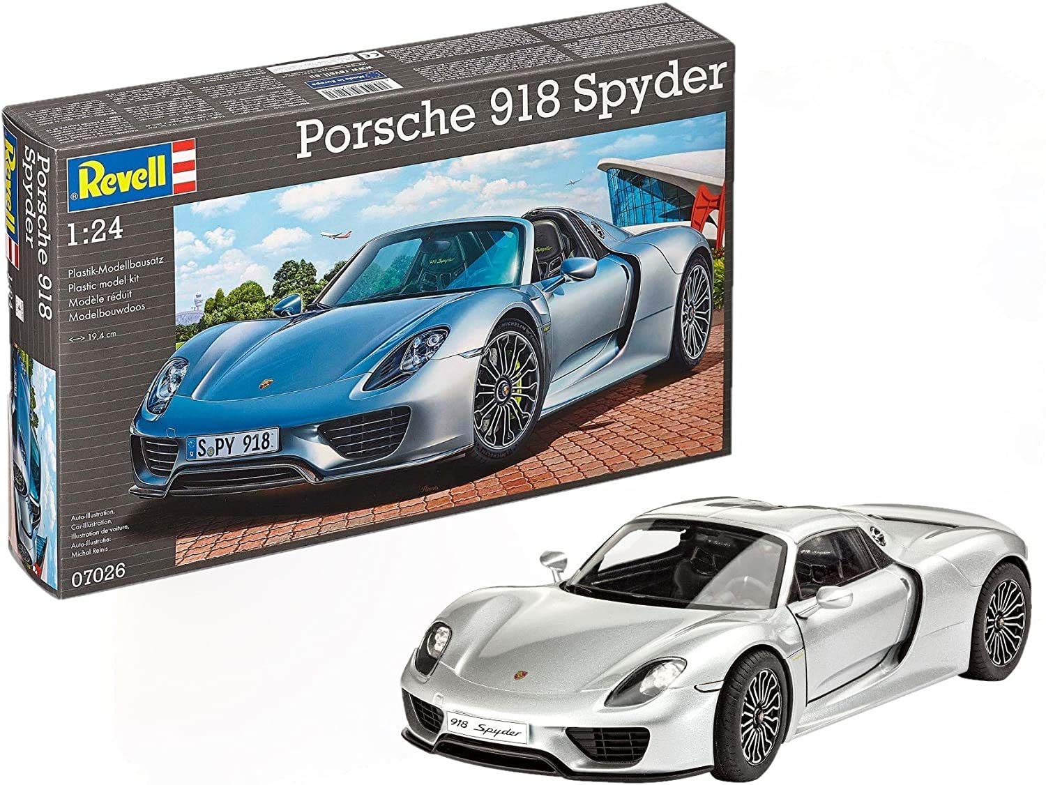 Amazon | ドイツレベル 1/24 ポルシェ 918スパイダー プラモデル