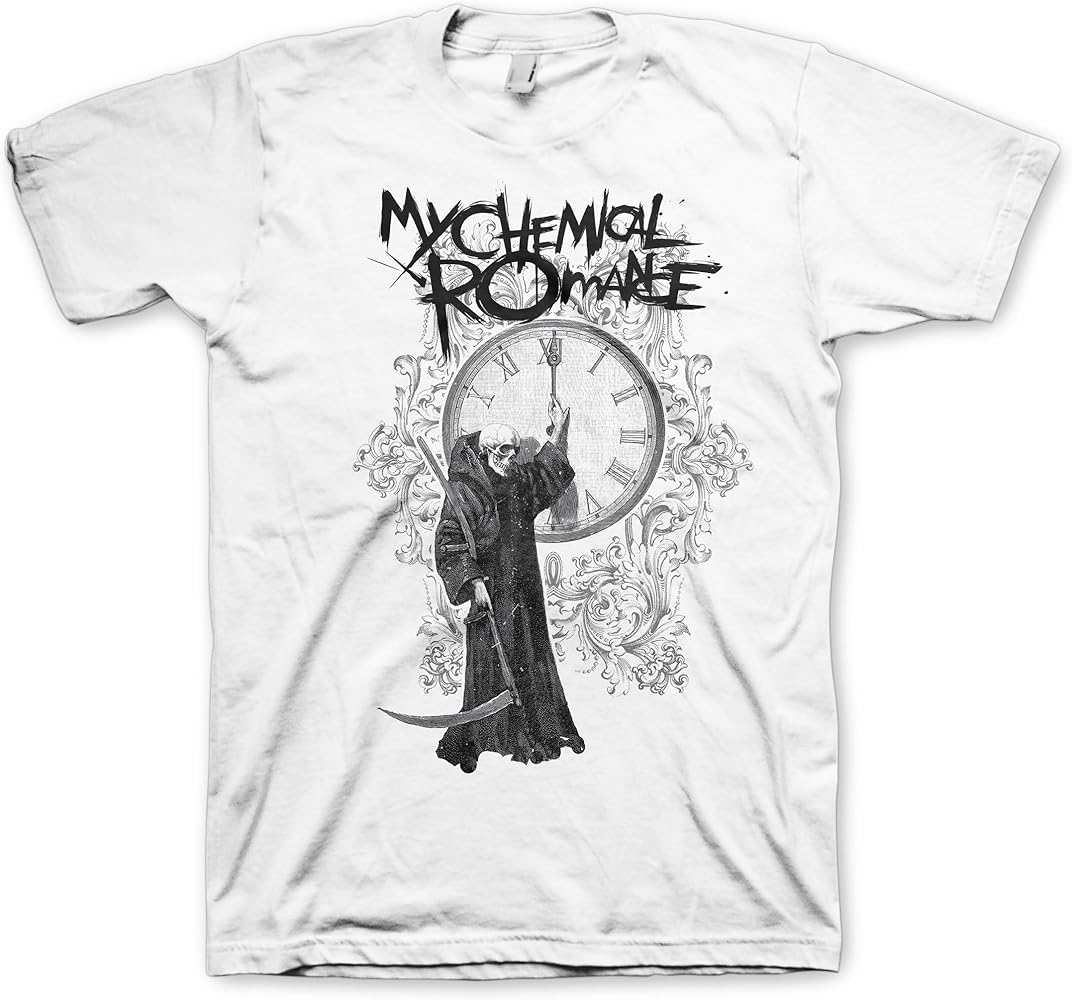 Official Band Shirts My Chemical Romance Father Time T-Shirt Black