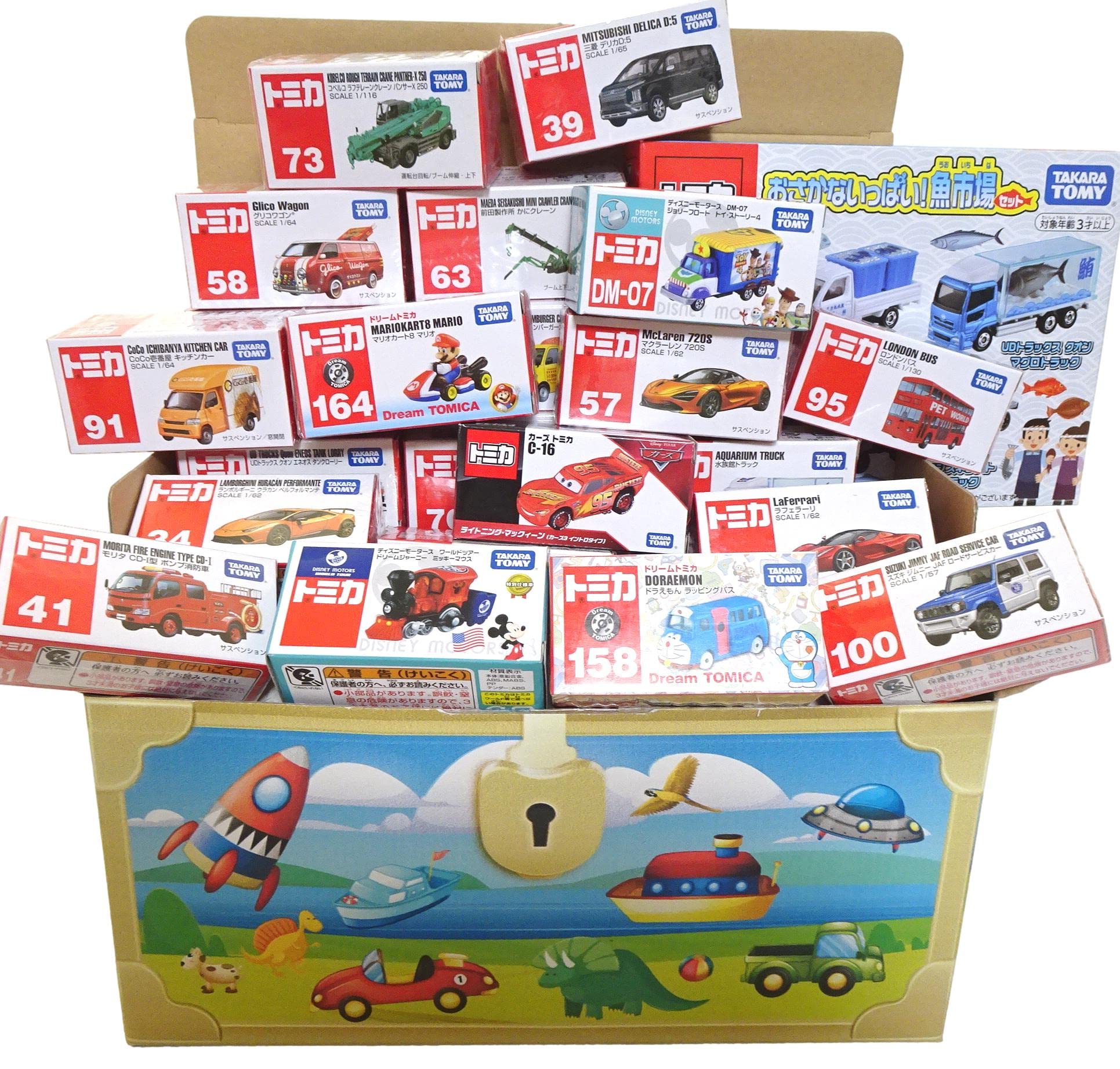 ディズニー アトラクション トミカ 7点セット トミカ ディズニー