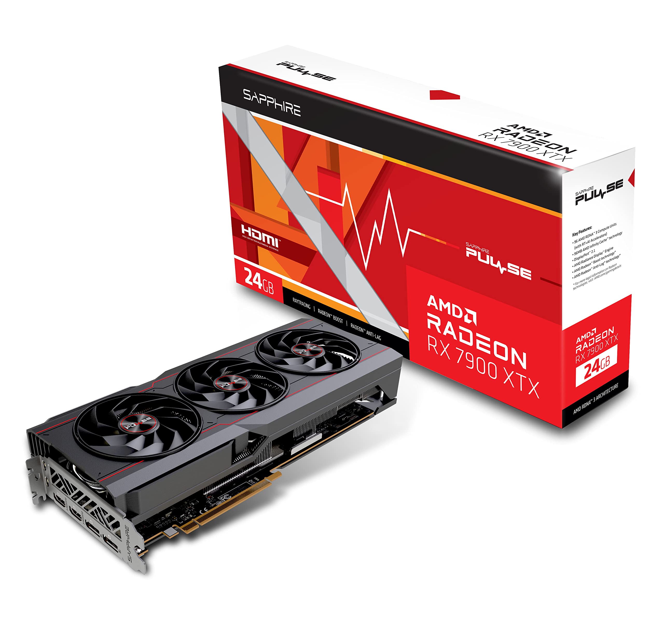 Amazon | Sapphire 11322-02-20G Pulse AMD Radeon RX 7900 XTX